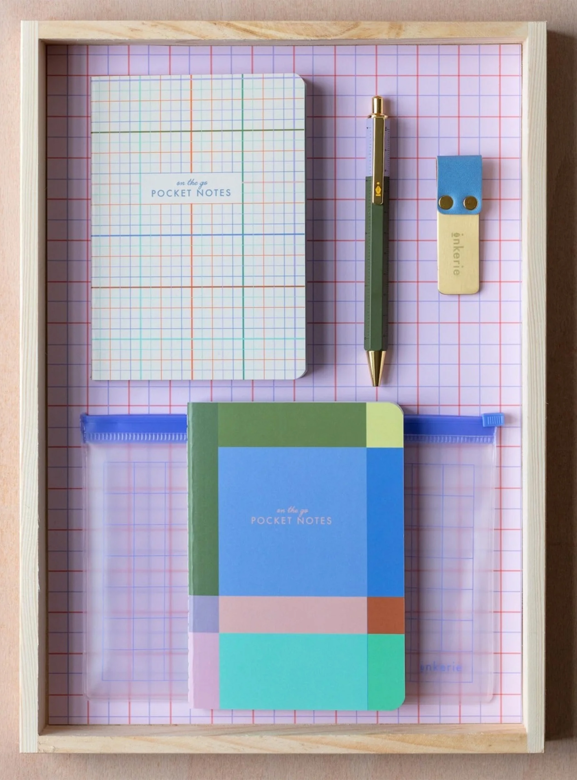 On the go stationery set-fsc mix, ÚNICO