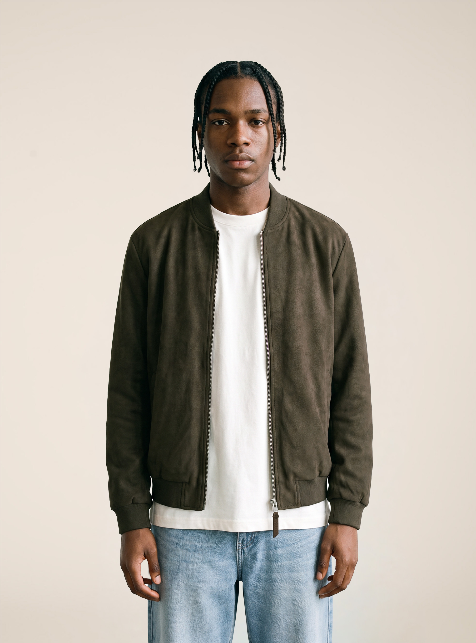 Bomber efecto ante, GY1 GREY DARK