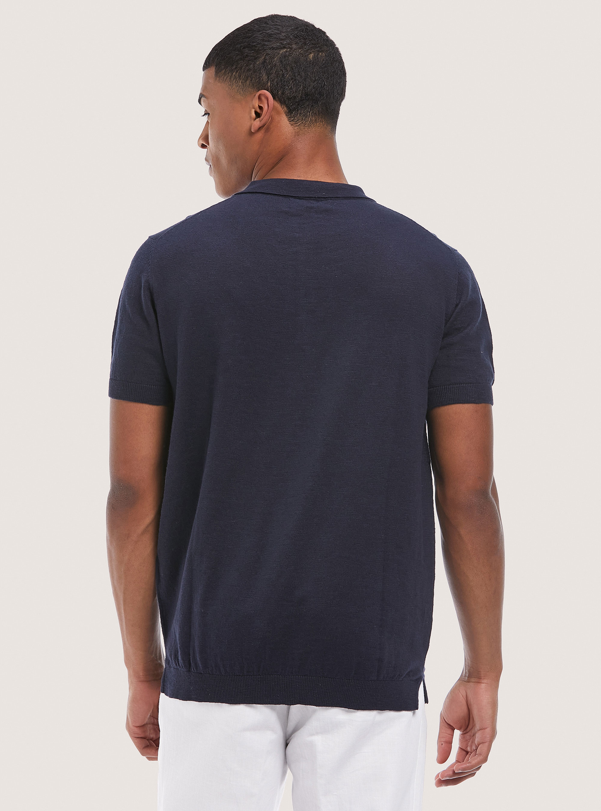 Jersey de color sólido, AZUL