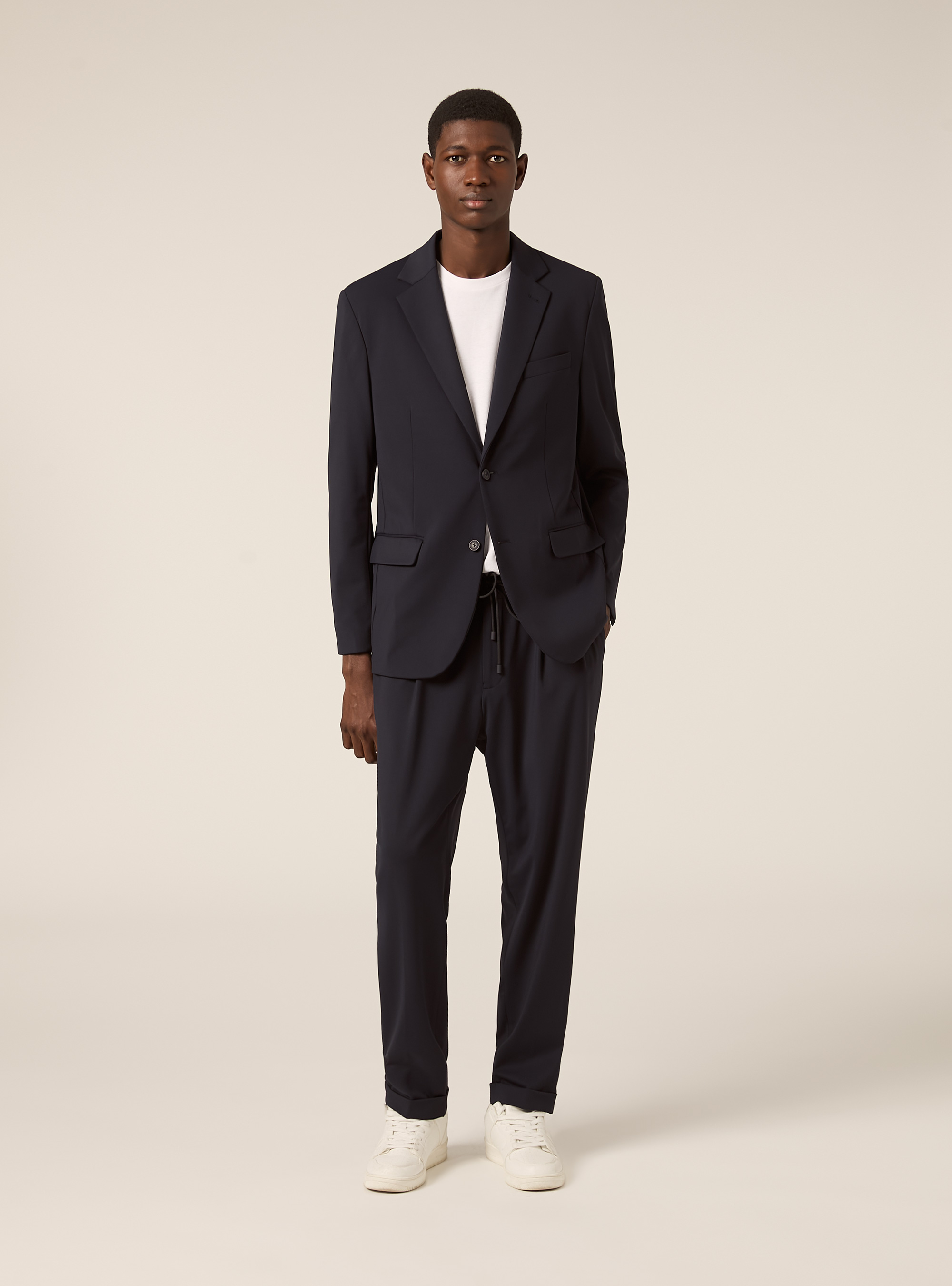 Giacca in tessuto techinco slim fit, NA1 NAVY DARK