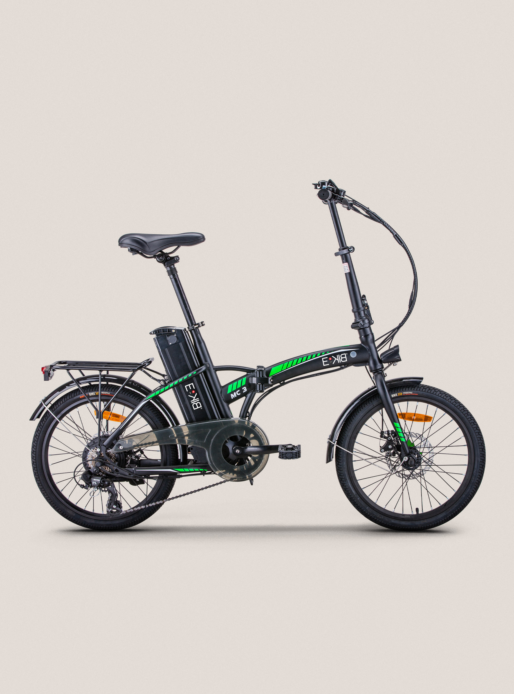 Velo electrique pliable Ebike RKS 250W Shimano batterie lithium