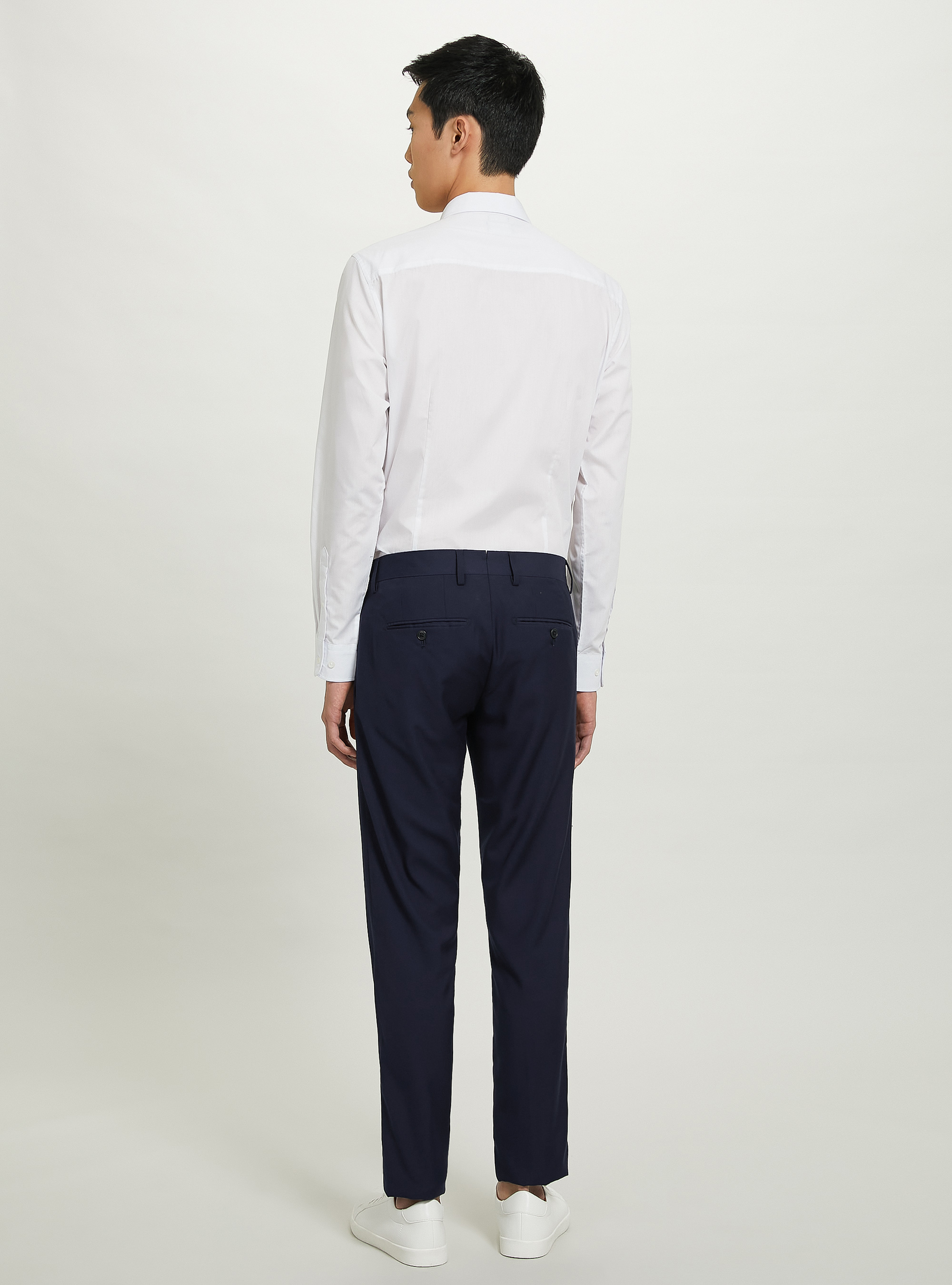 Plain-colored pants for suit, NA1 NAVY DARK
