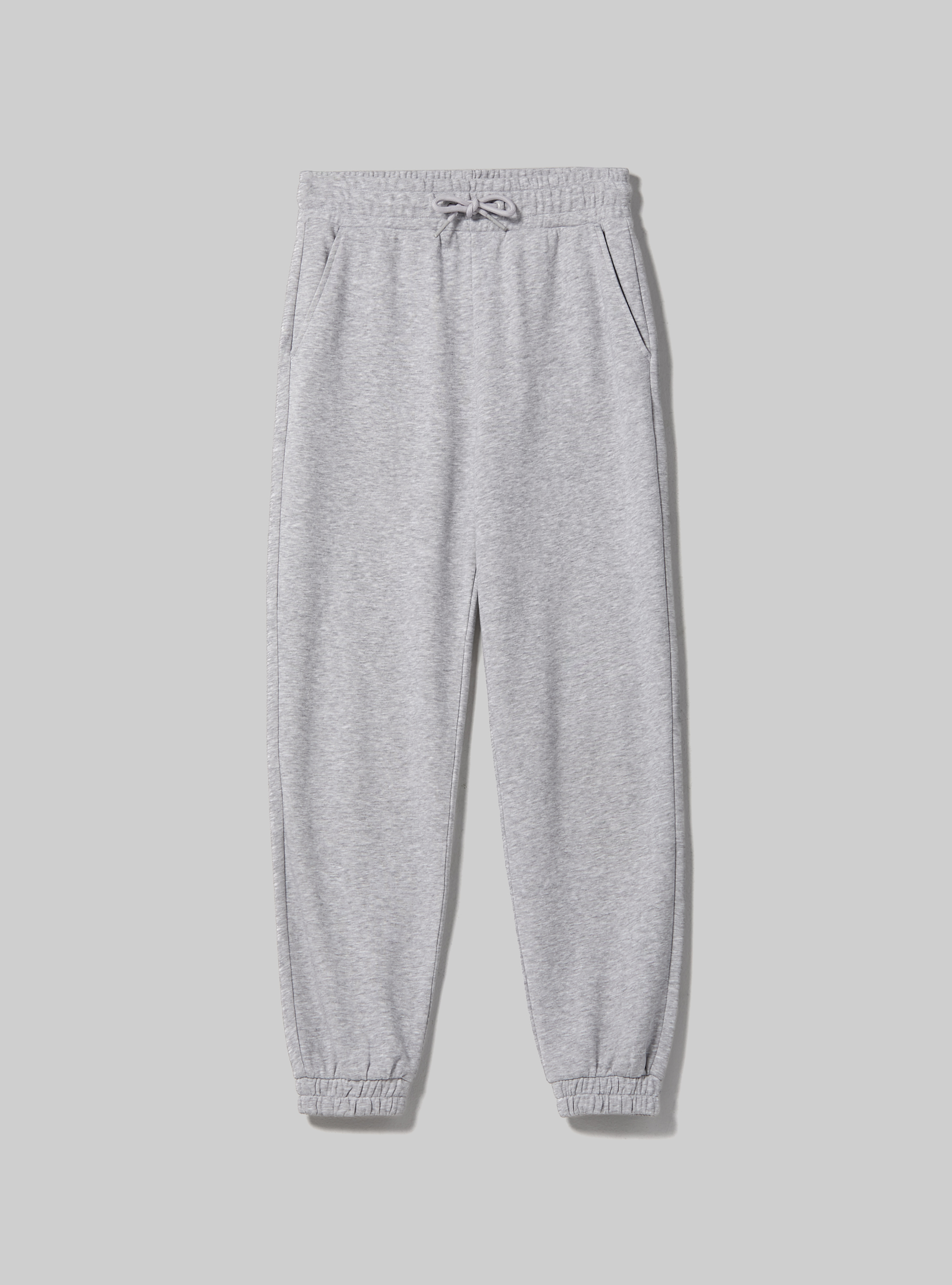 Plush jogger trousers, MGY3 GREY MEL LIGHT