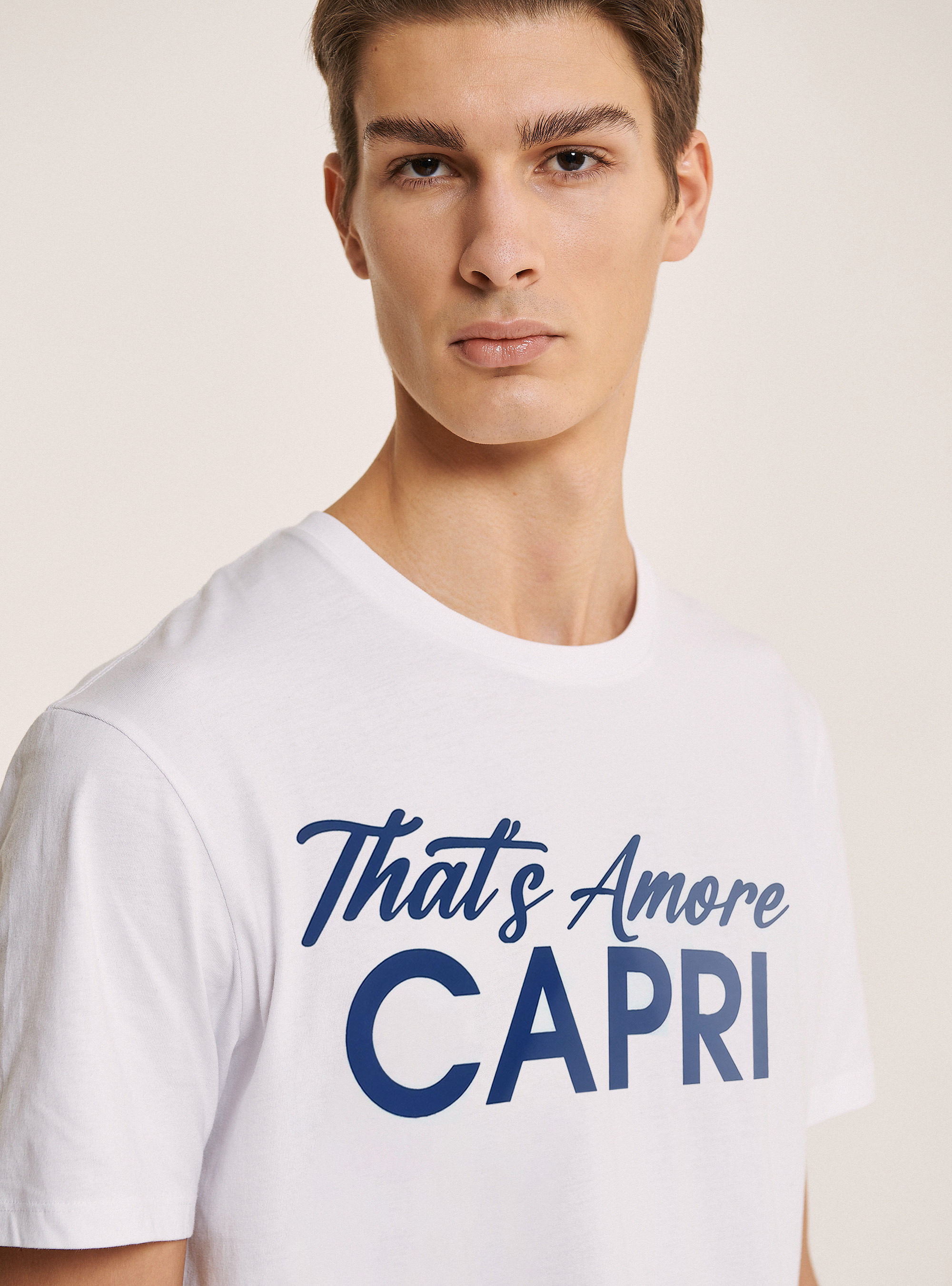 Capri Capsule T-shirt, WH3 WHITE