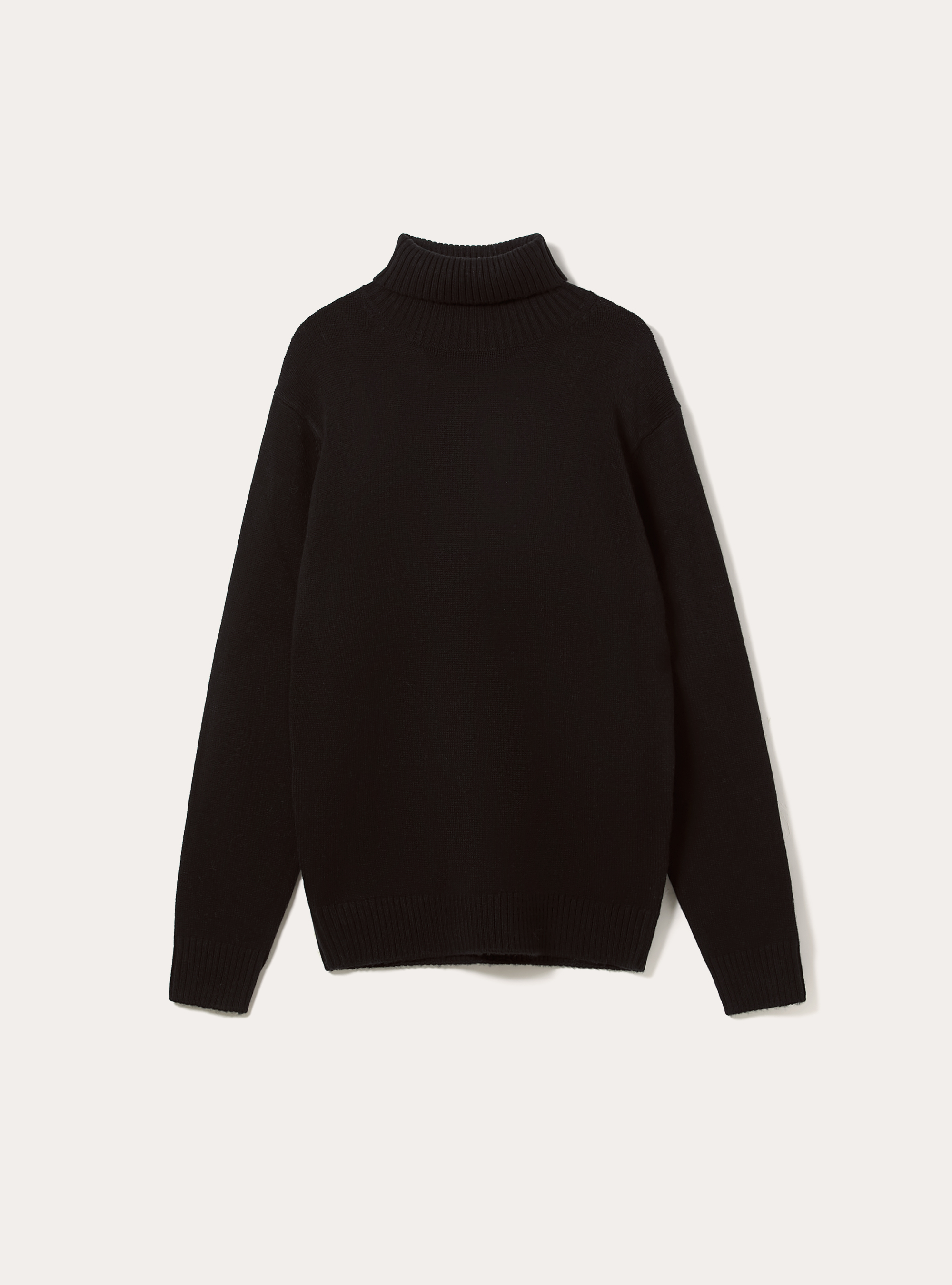 Pullover a collo alto, BK1 BLACK