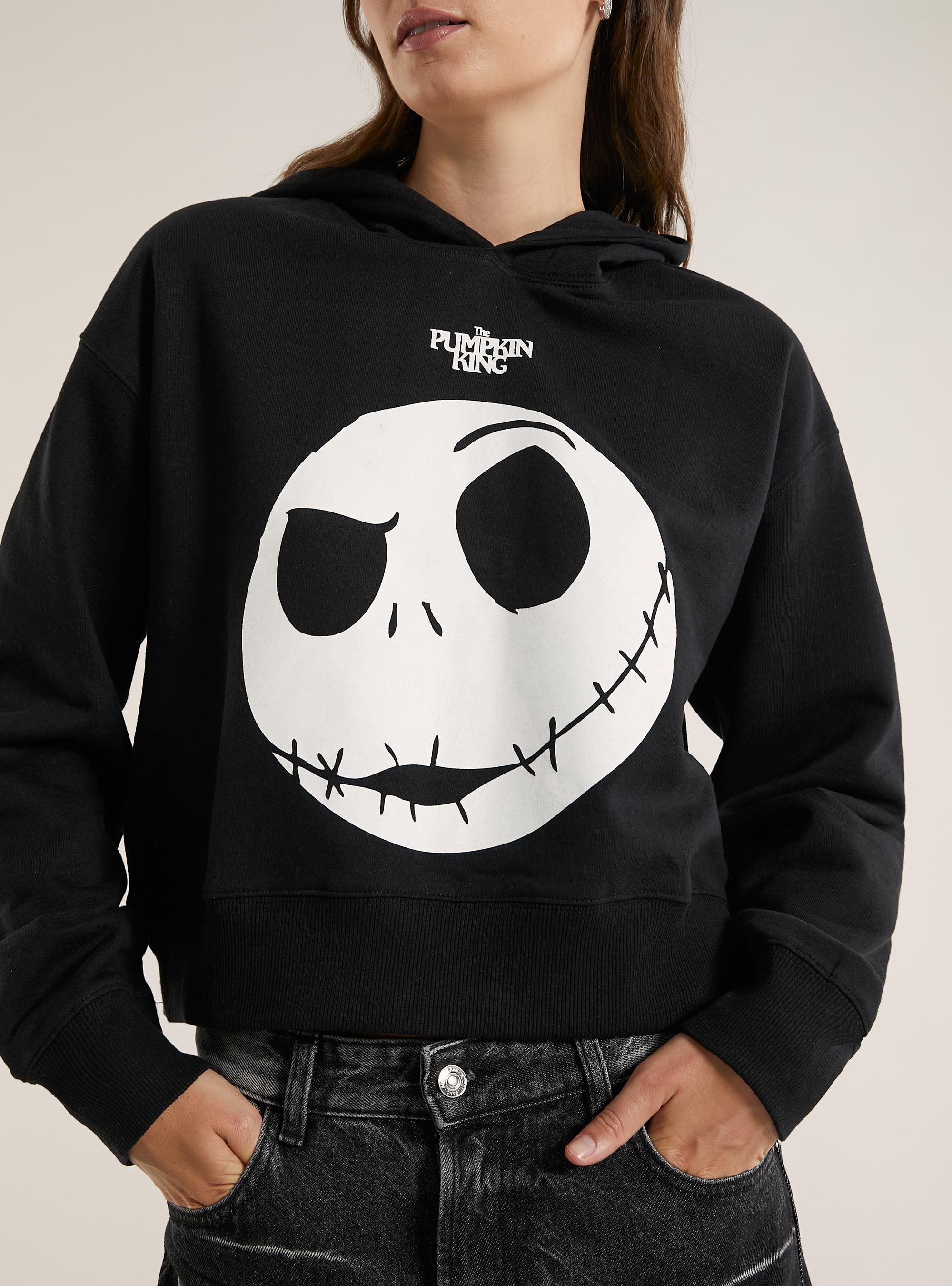 The Nightmare Before Christmas Sweatshirt / Alcott, BK1 BLACK