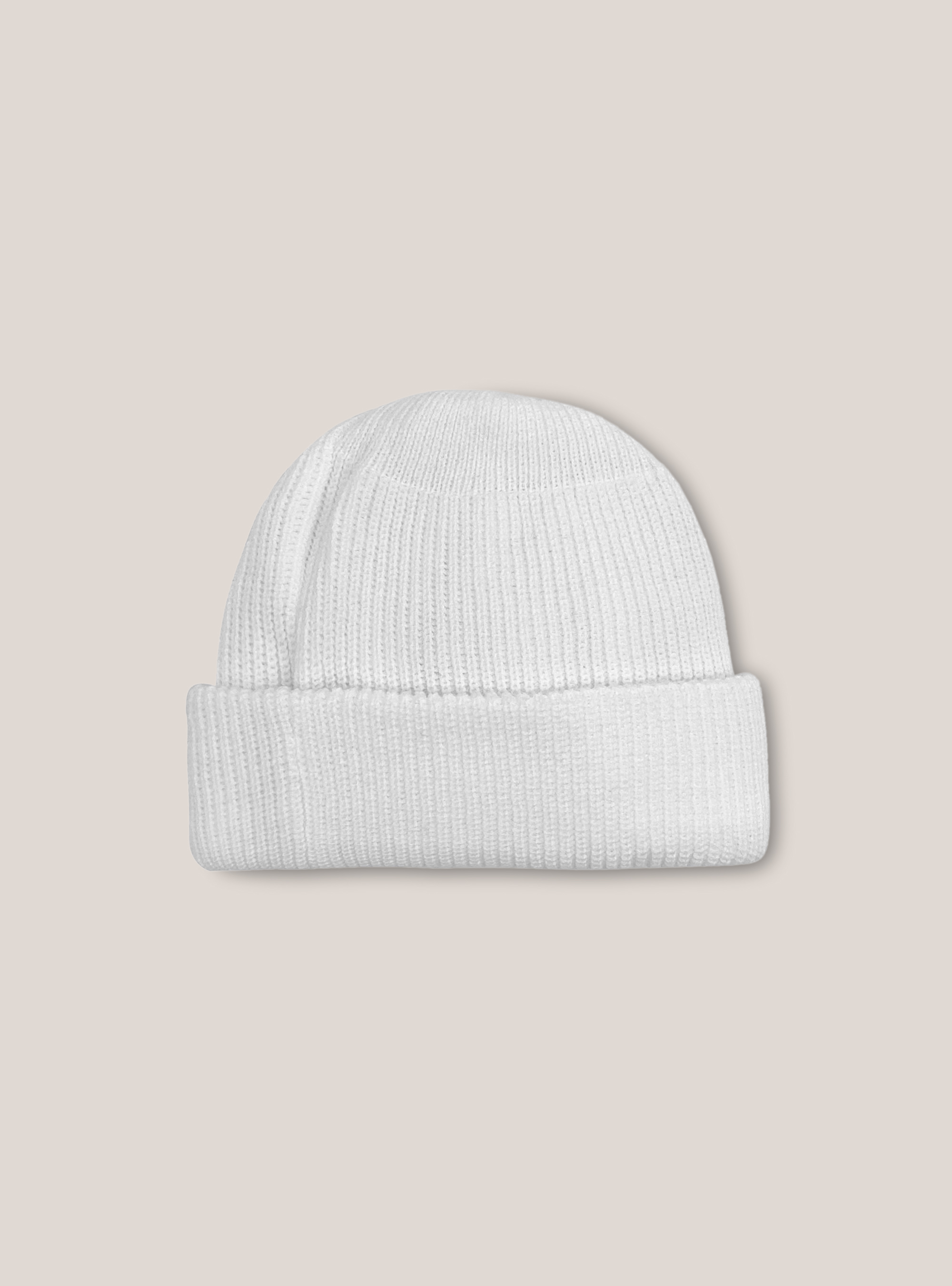 Plain-coloured fisherman's cap, WHITE
