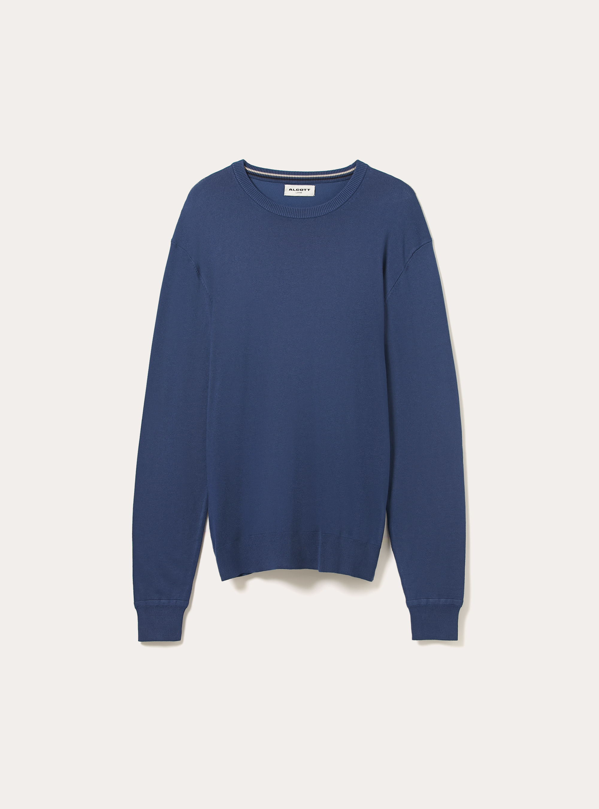 Pull &agrave; col rond en viscose durable Ecovero, BL3 BLUE LIGHT