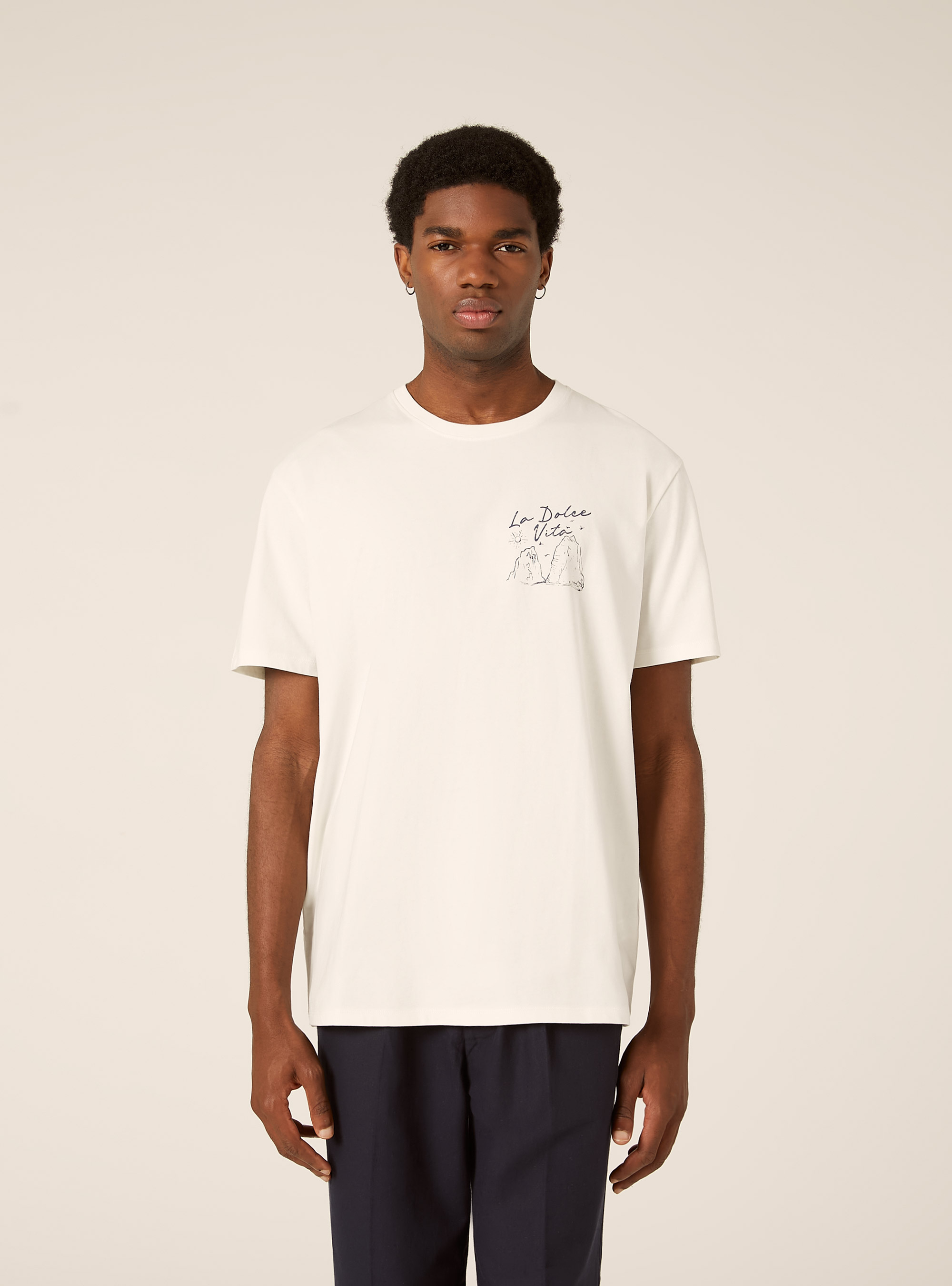 T-shirt capri la dolce vita, WH2 WHITE