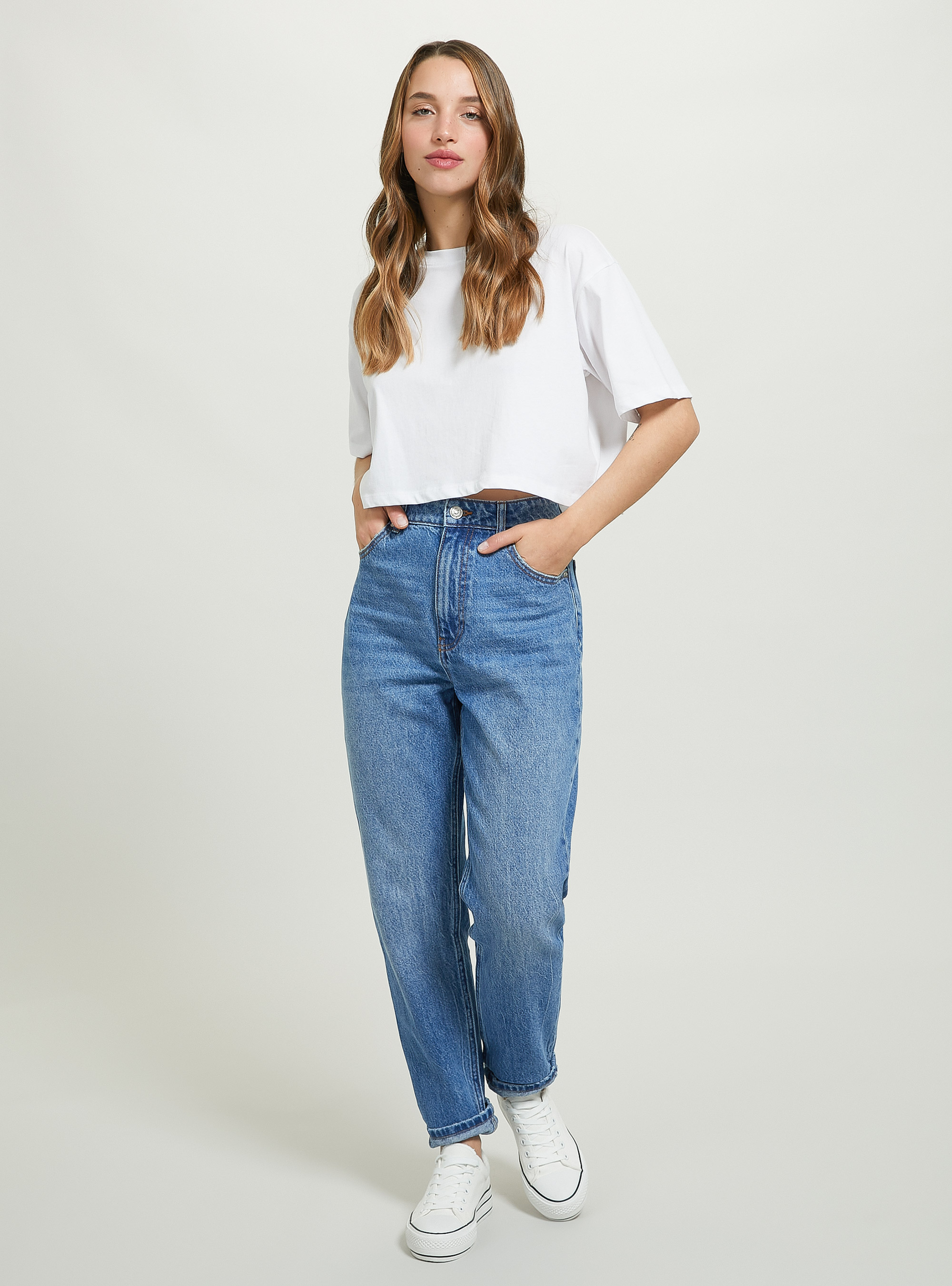 Jeans mom uomo sale