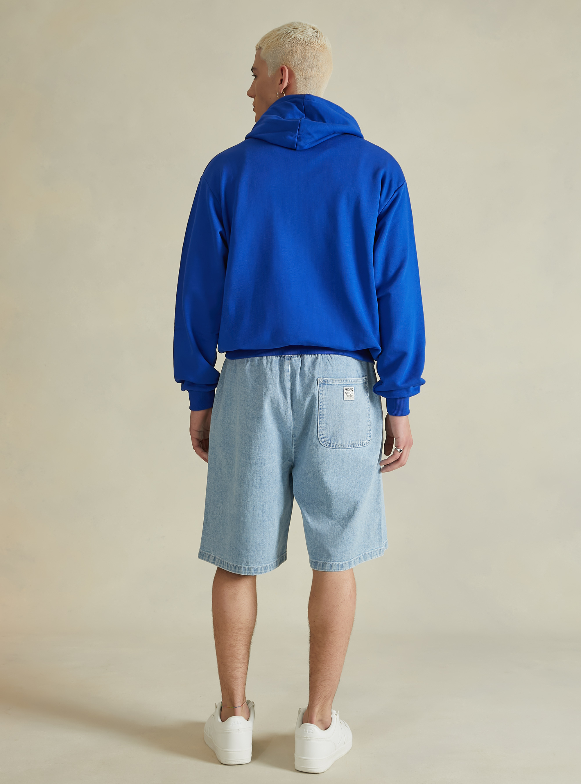 Sudadera con capucha Boxy Fit, RY2 ROYALE MEDIUM