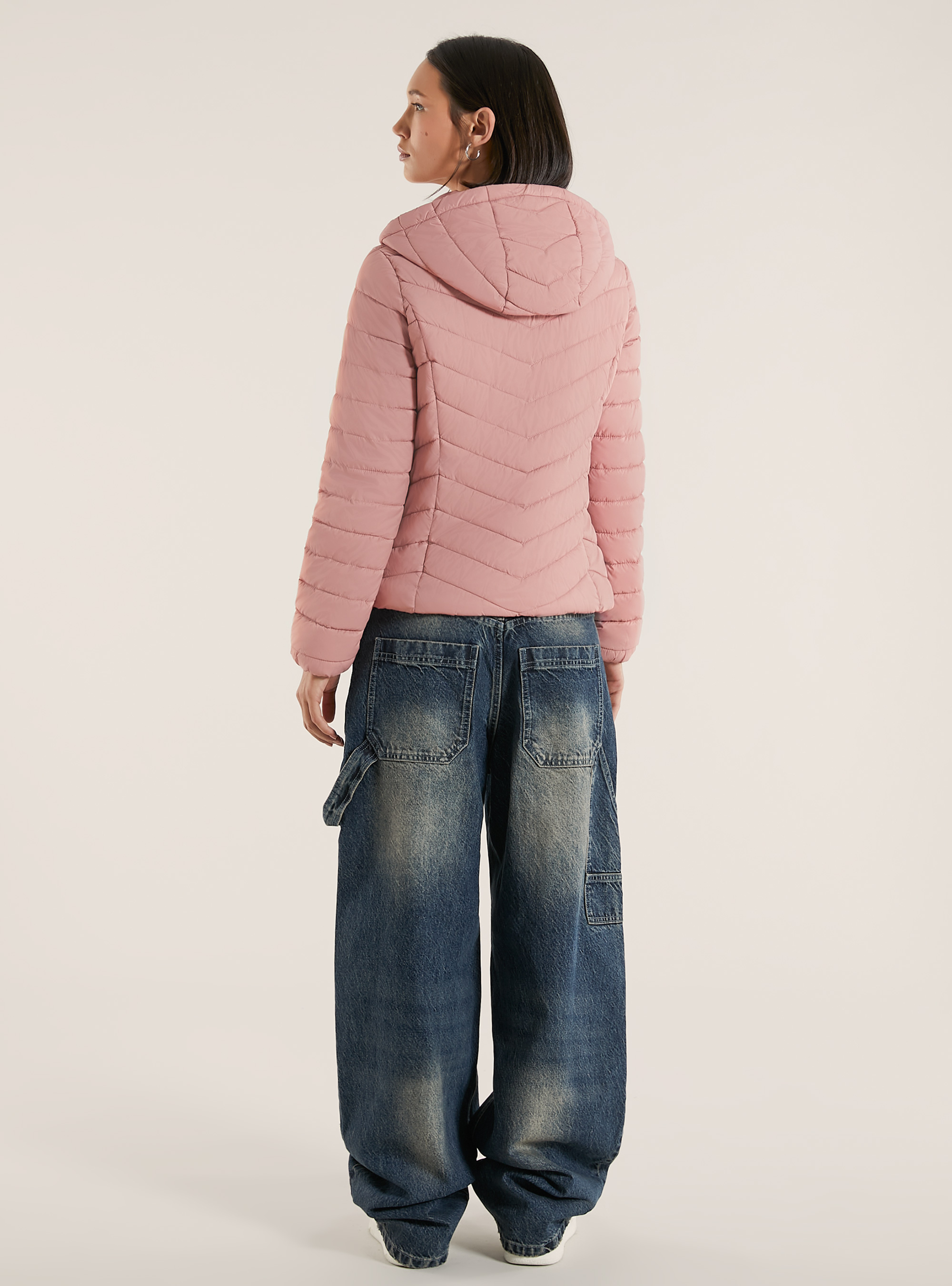 Jacket with recycled padding, PK2 PINK MEDIUM