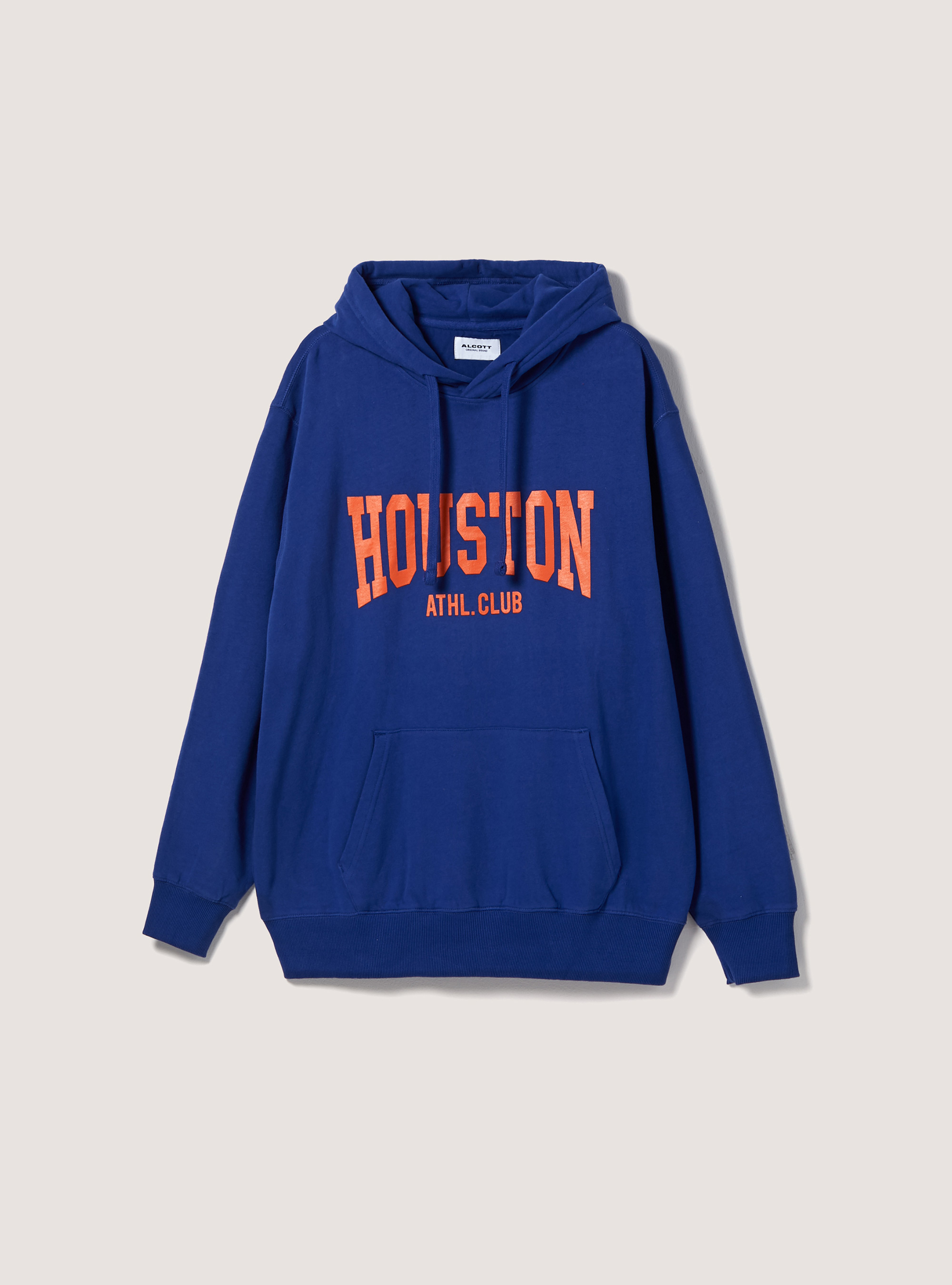 College Print Hoodie, RY2 ROYALE MEDIUM