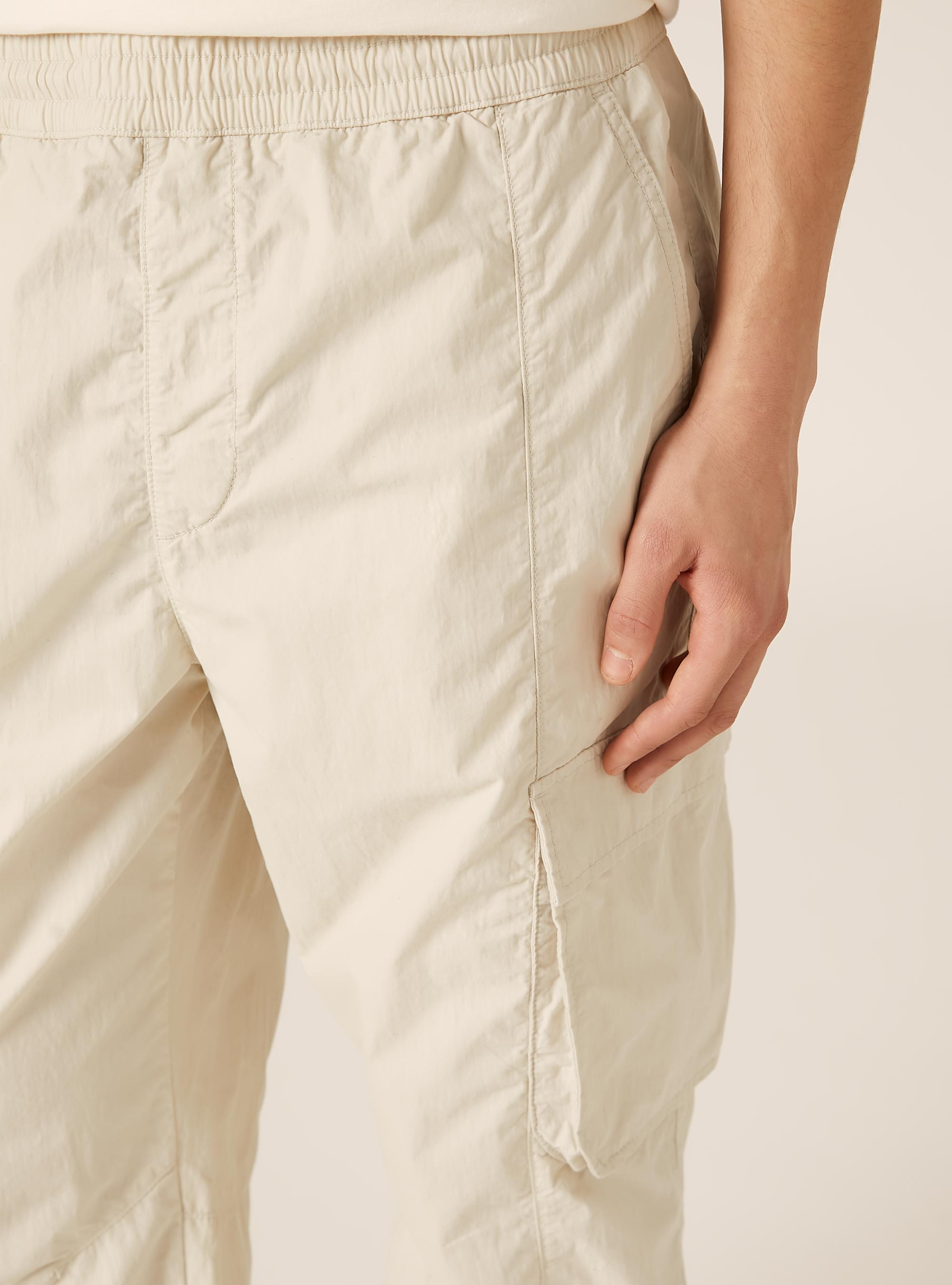 Pantaloni cargo parachute, SA3 SAND LIGHT