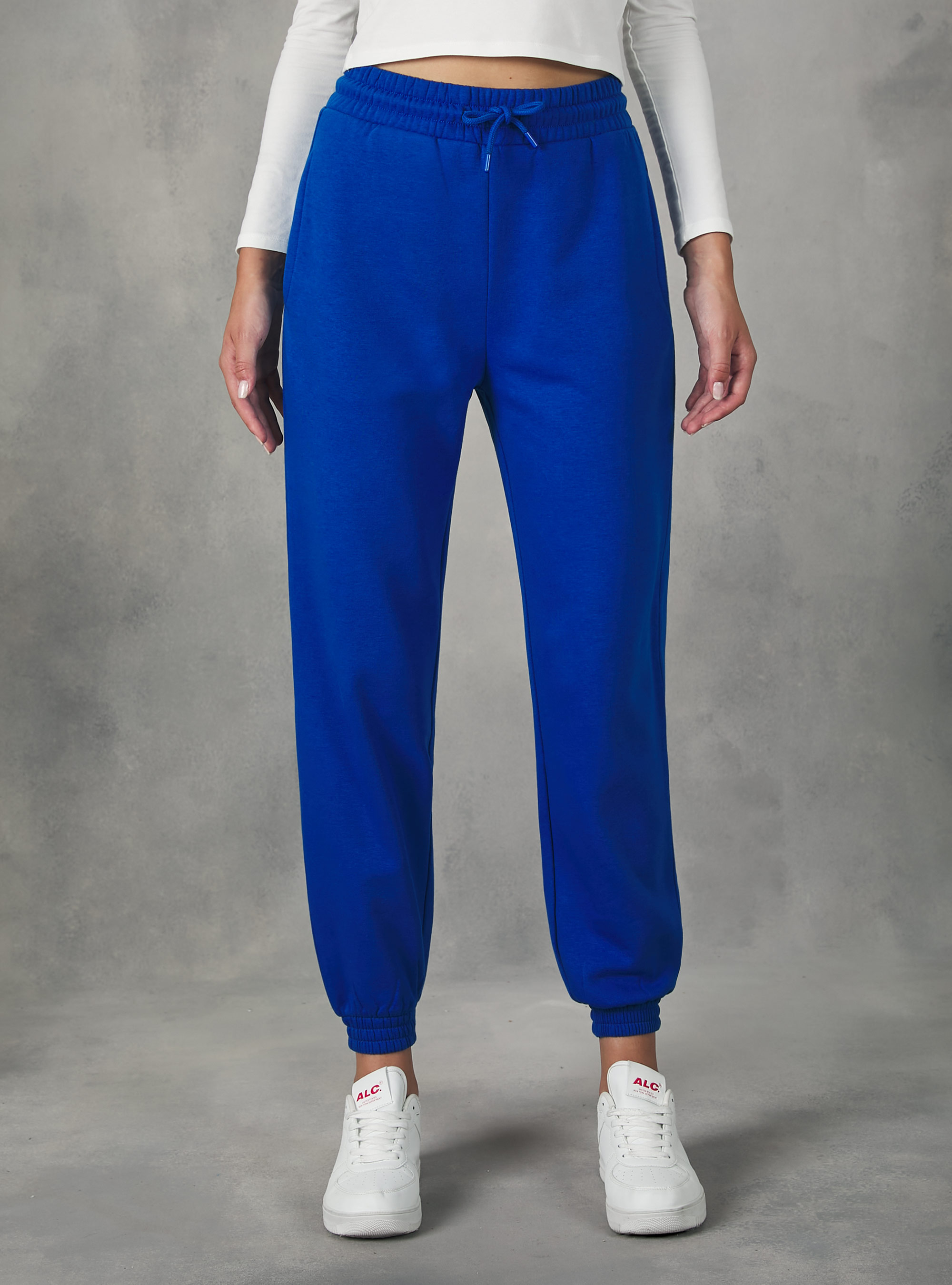 Plush jogger trousers, RY2 ROYALE MEDIUM