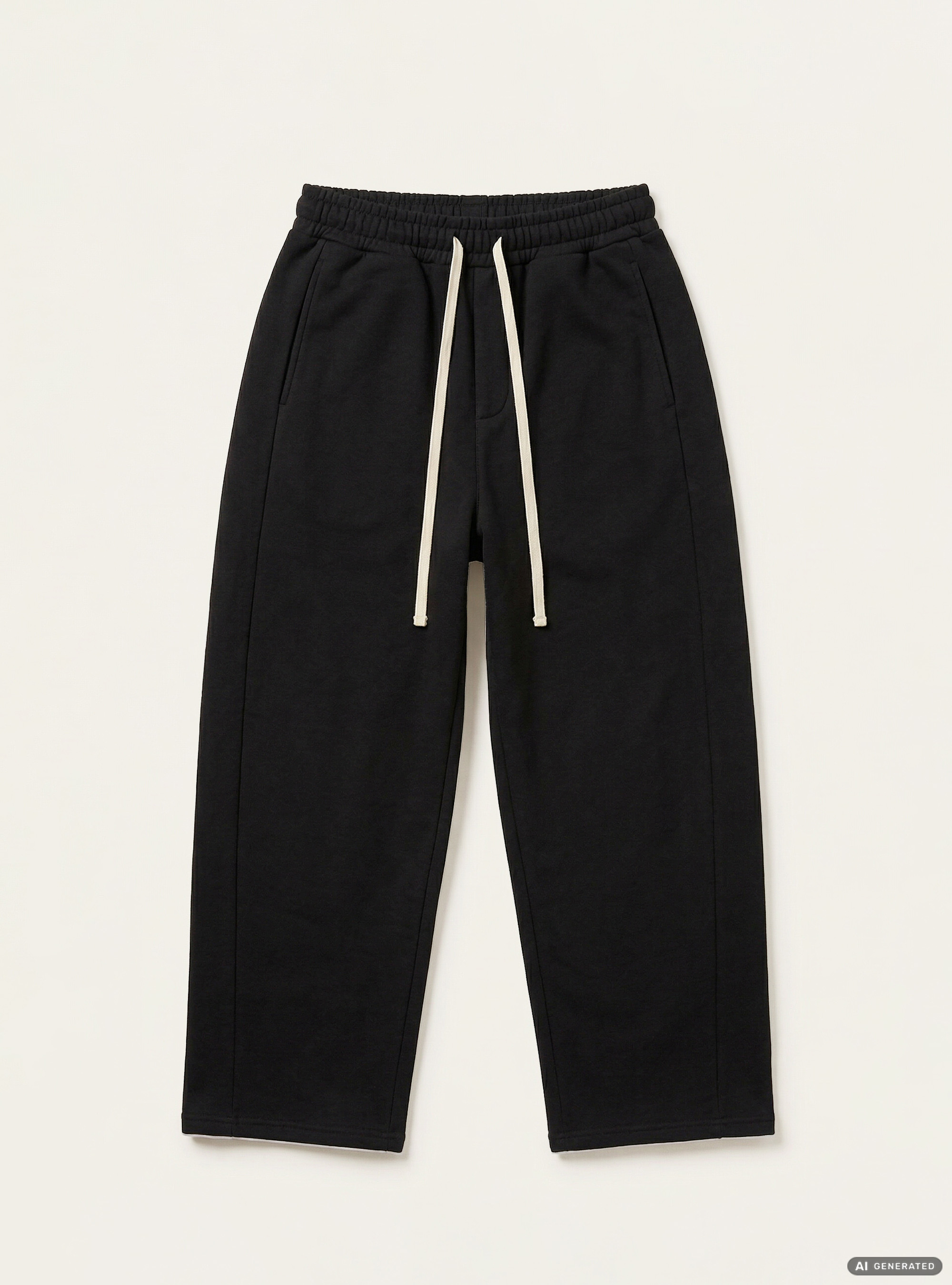 Jogger in felpa baloon fit, BK1 BLACK