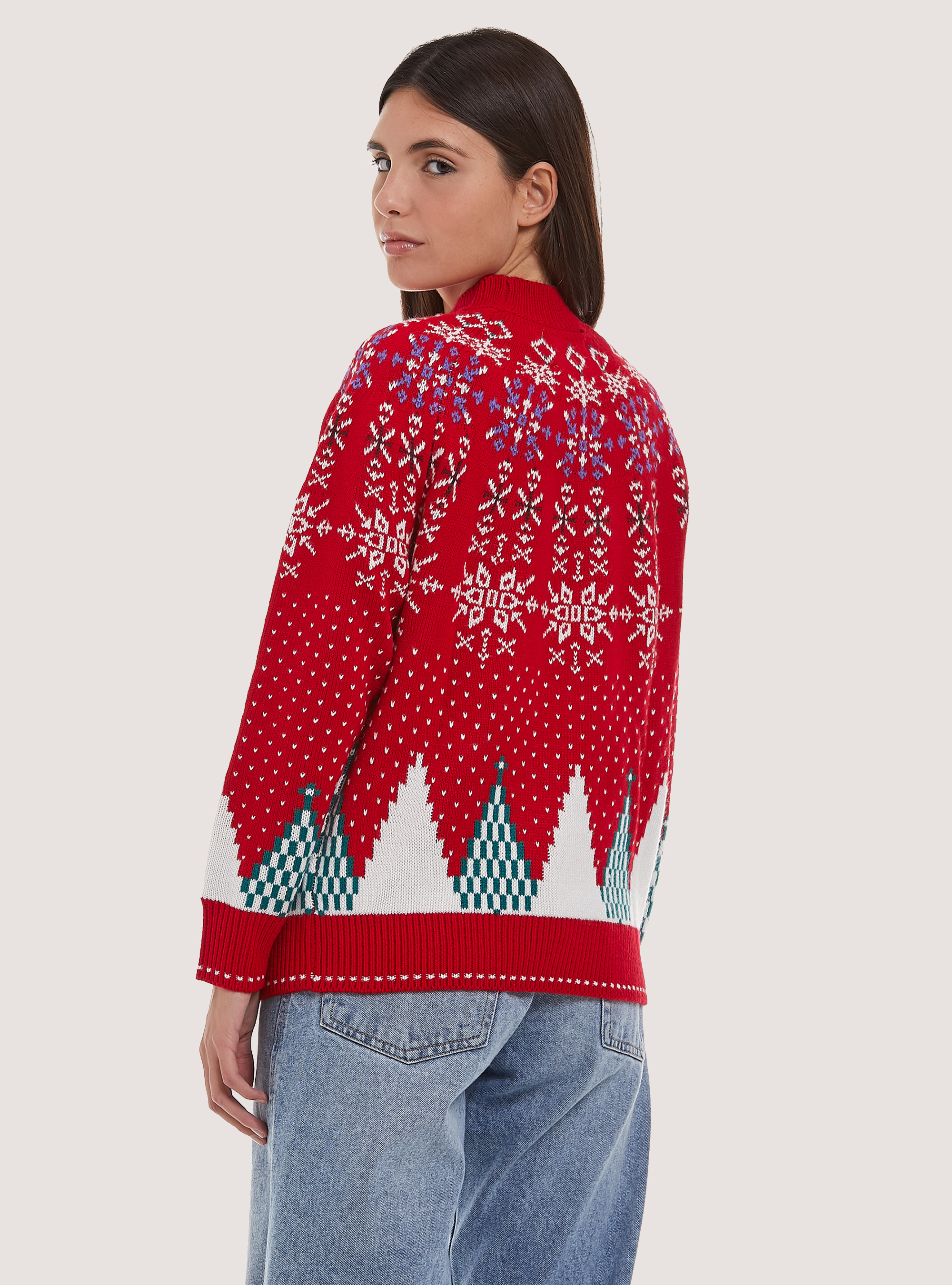 Christmas Collection Pullover, RD2 RED MEDIUM
