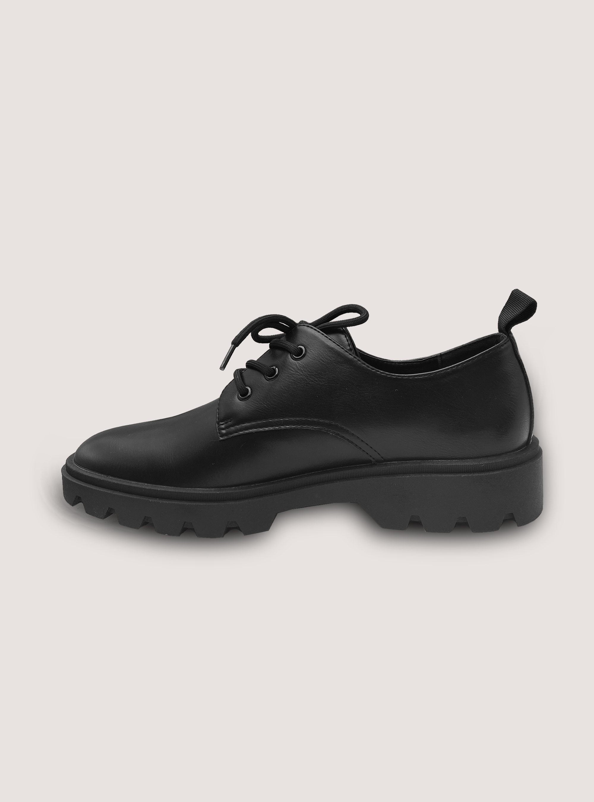 Chaussures derby en cuir, BK1 BLACK