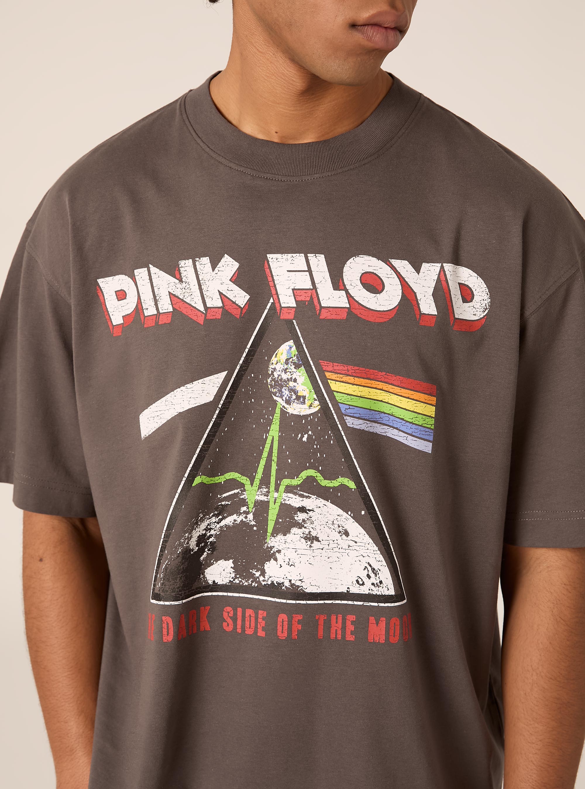 Pink Floyd / Alcott boxy fit T-shirt, GY1 GREY DARK