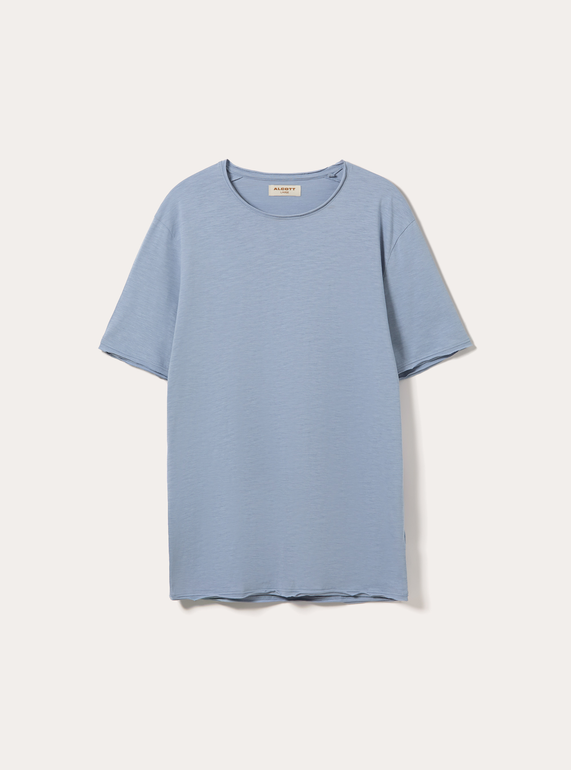 T-shirt slub tinta unita, AZ3 AZURE LIGHT
