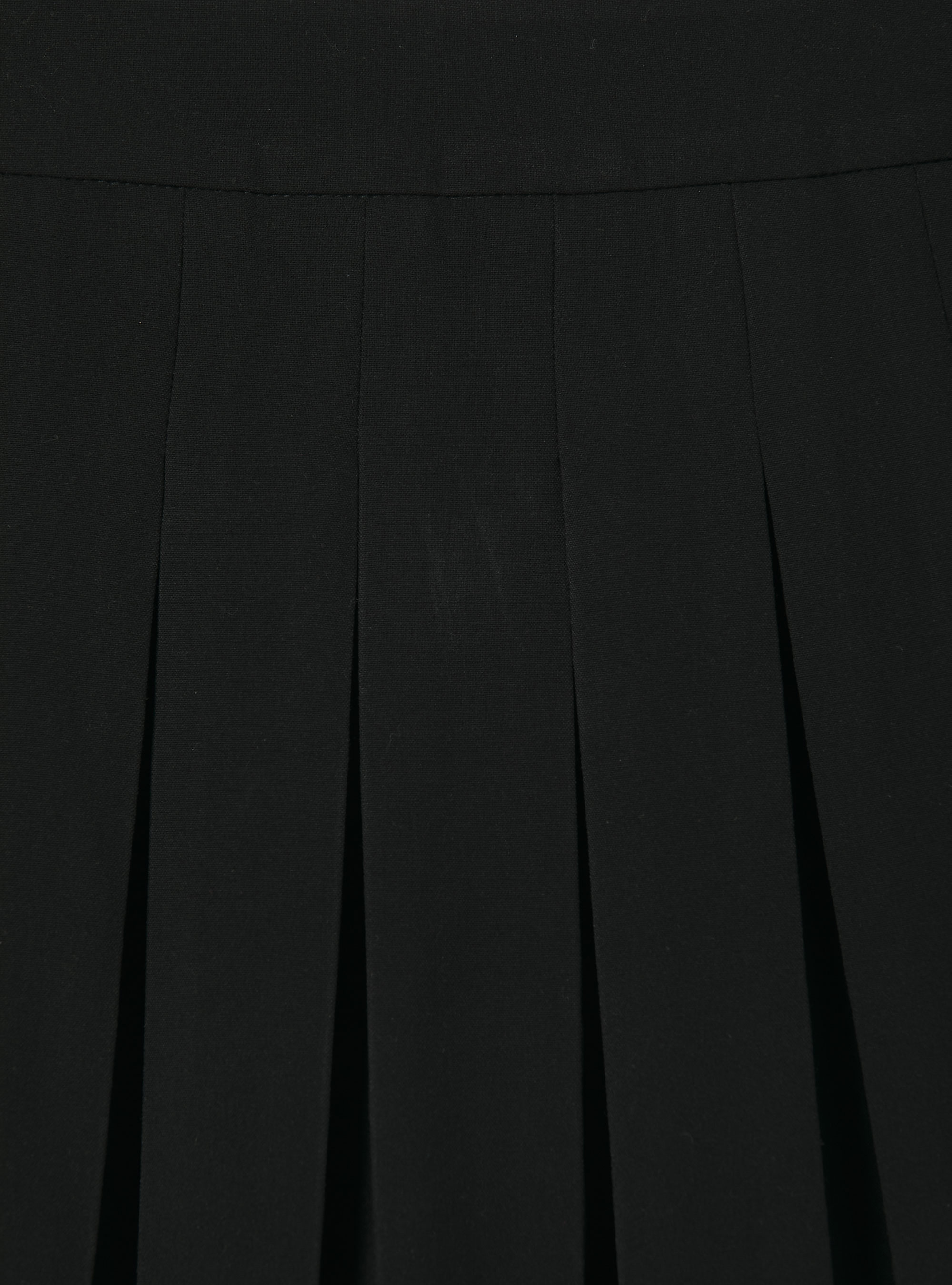 Minijupe à plis en plaid, BK1 BLACK