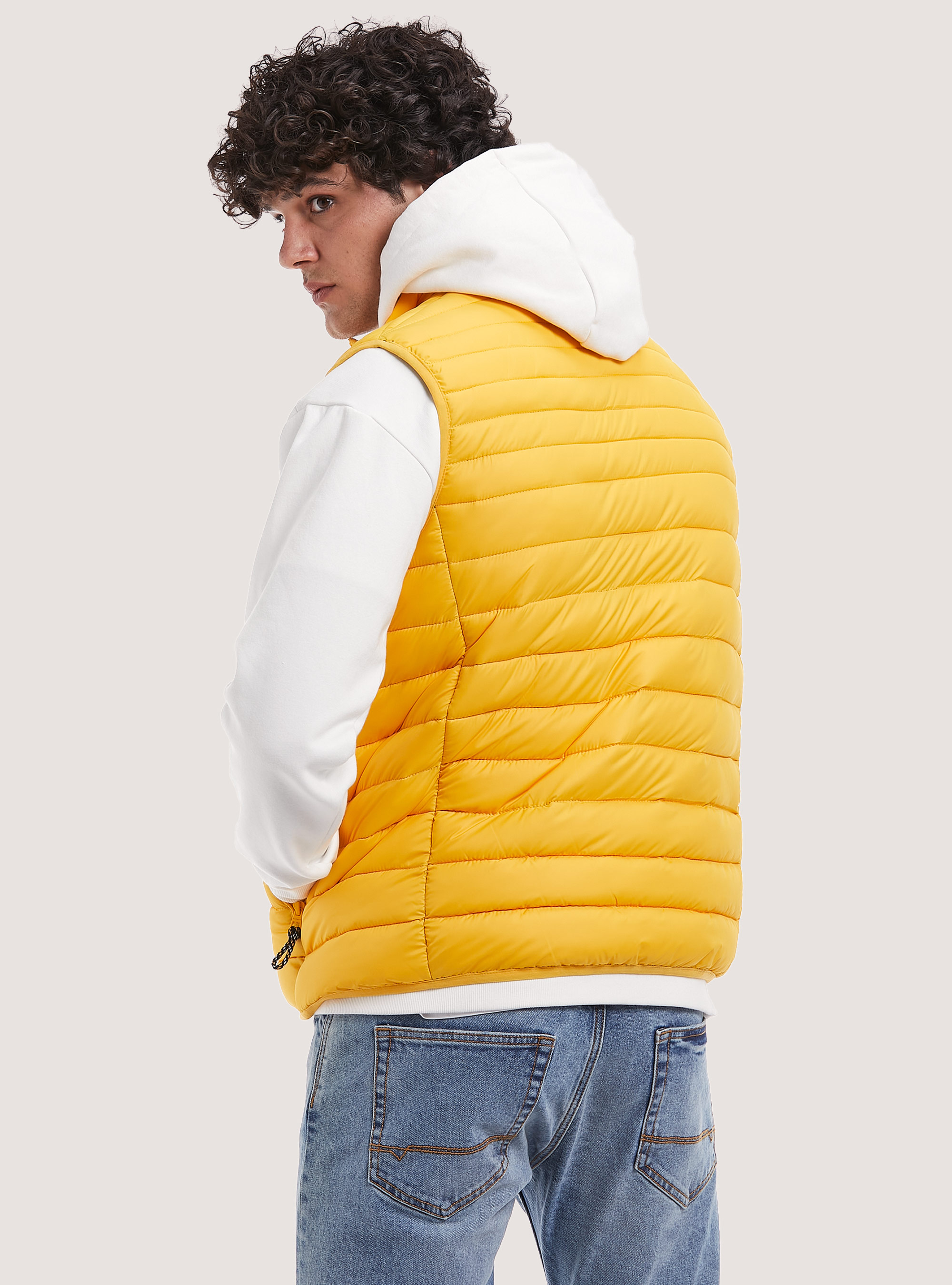 Smanicato con imbottitura riciclata, YE2 YELLOW MEDIUM