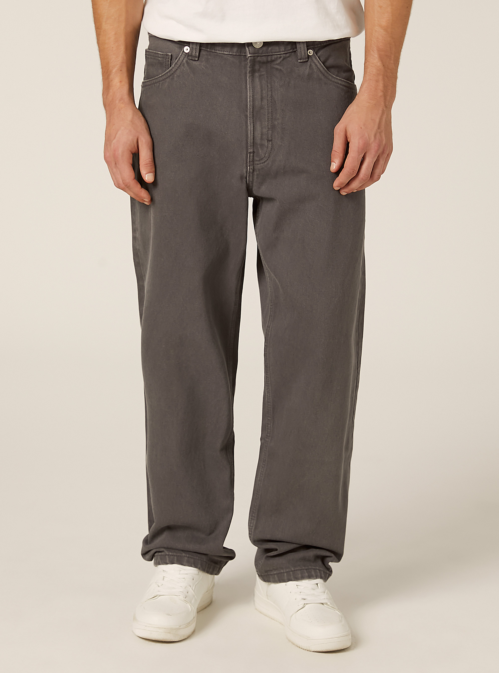 Tapered fit trousers, GY1 GREY DARK