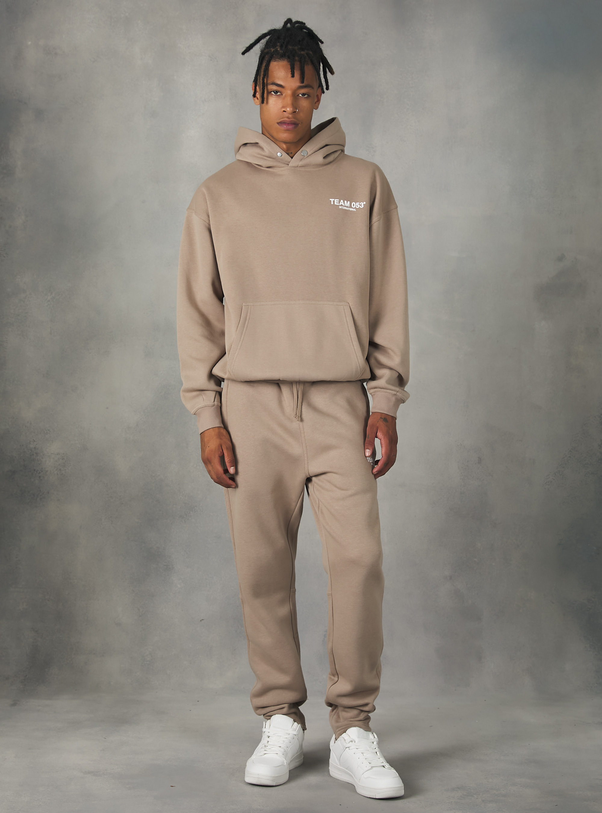 Sweatshirt with Team 053 print, BG1 BEIGE DARK