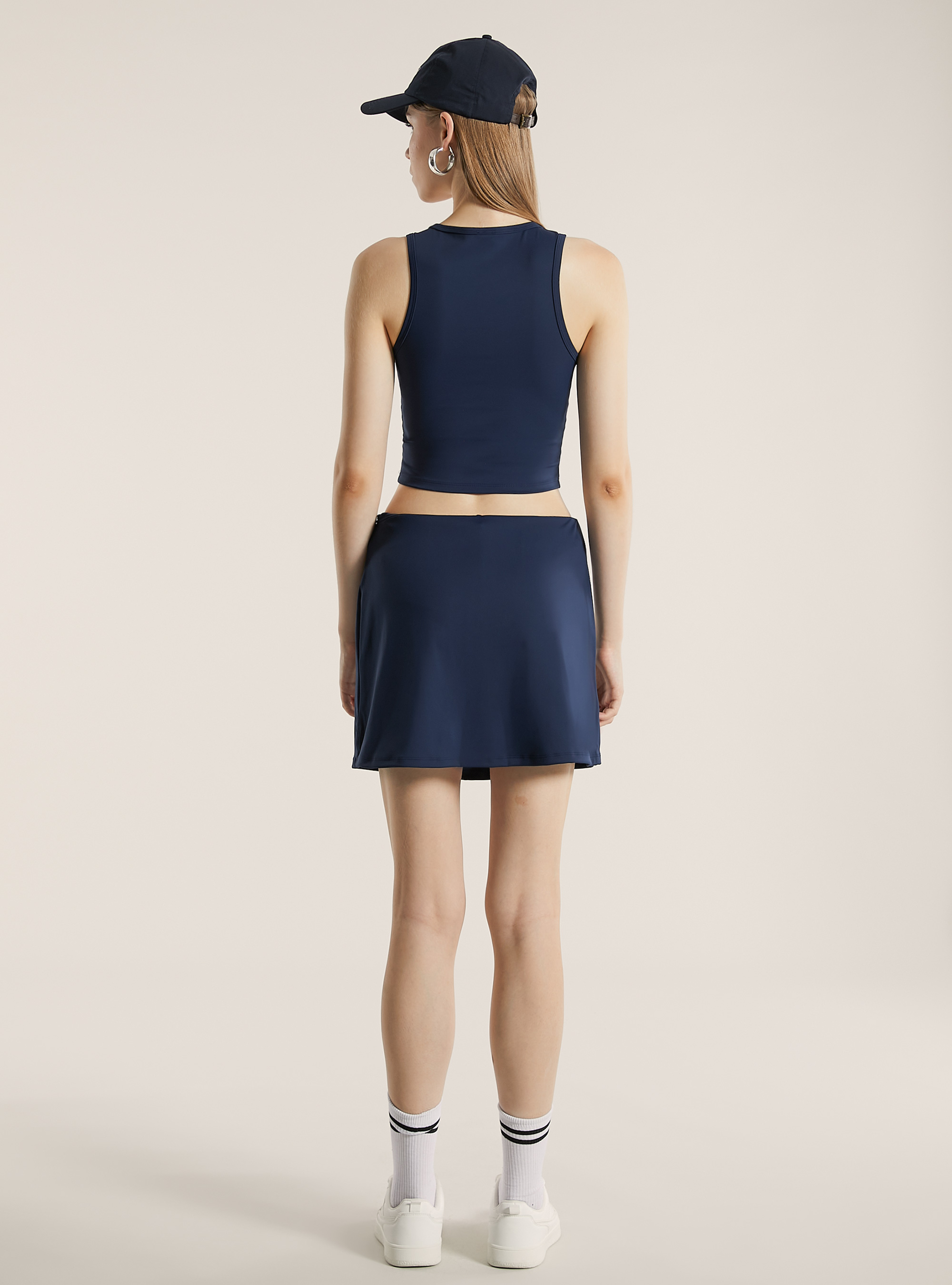 Active stretch tank top, BL2 BLUE MEDIUM