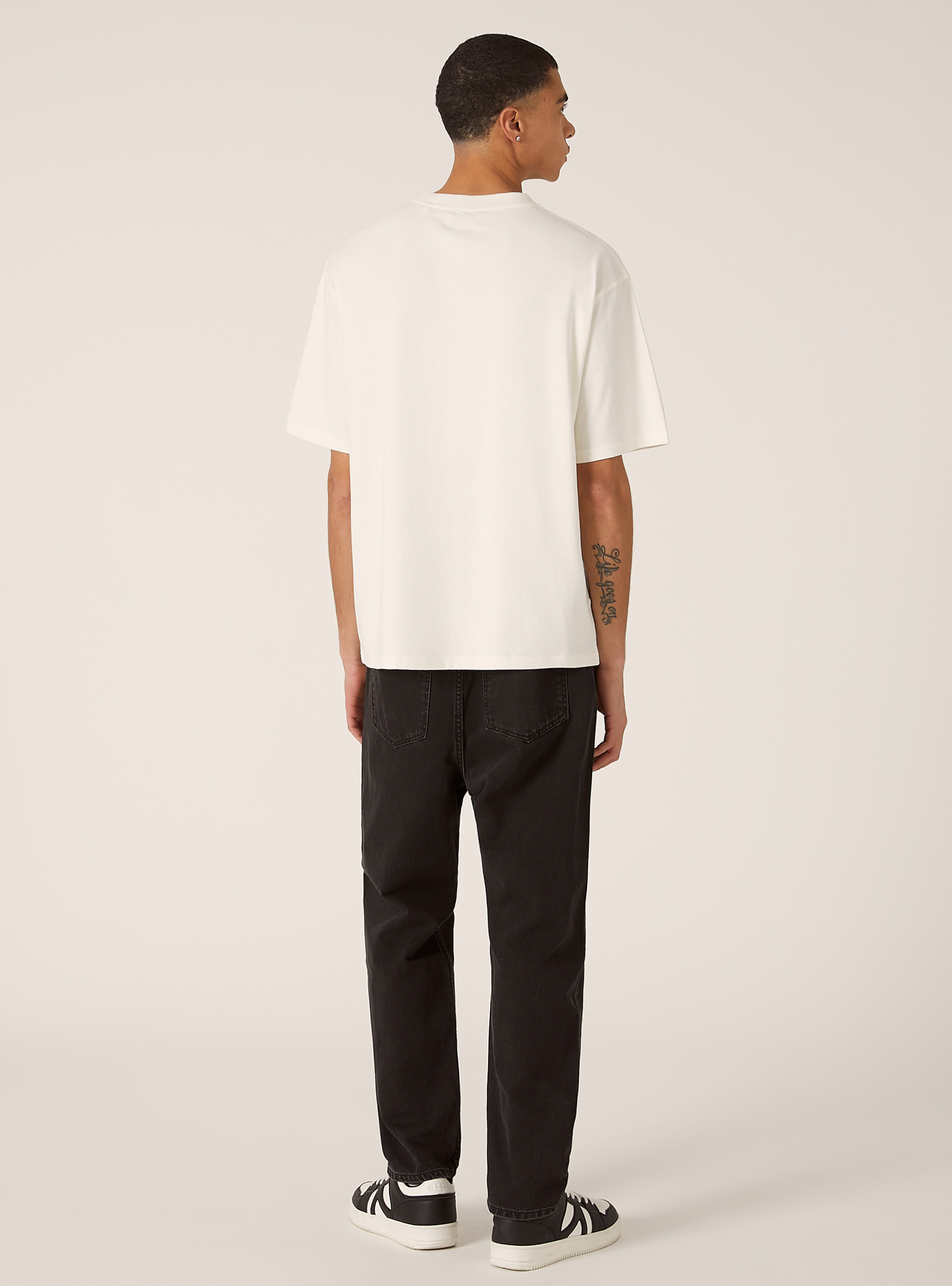 Boxy fit cotton T-shirt, WH2 WHITE