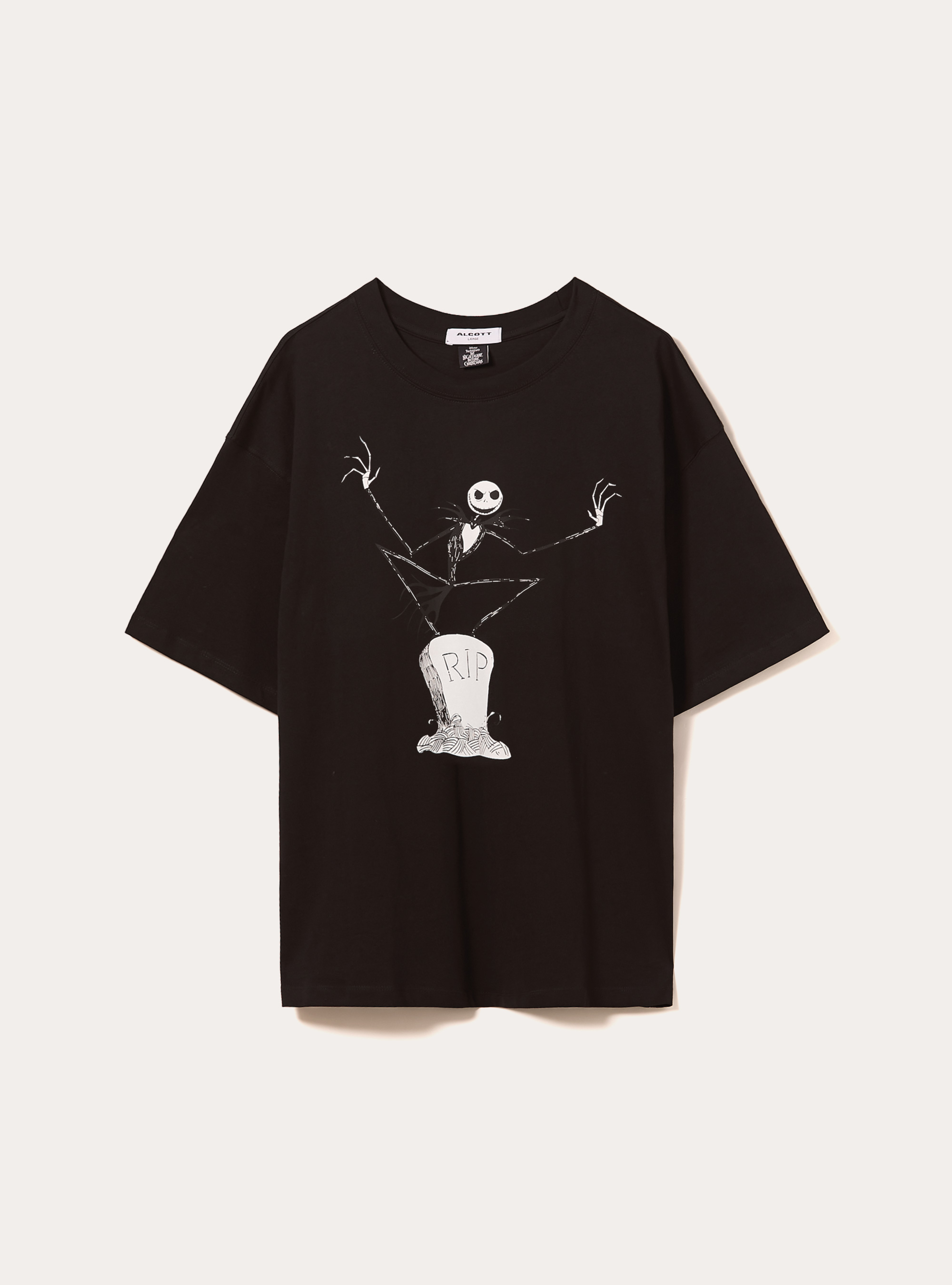 The Nightmare Before Christmas T-shirt / Alcott, BK1 BLACK