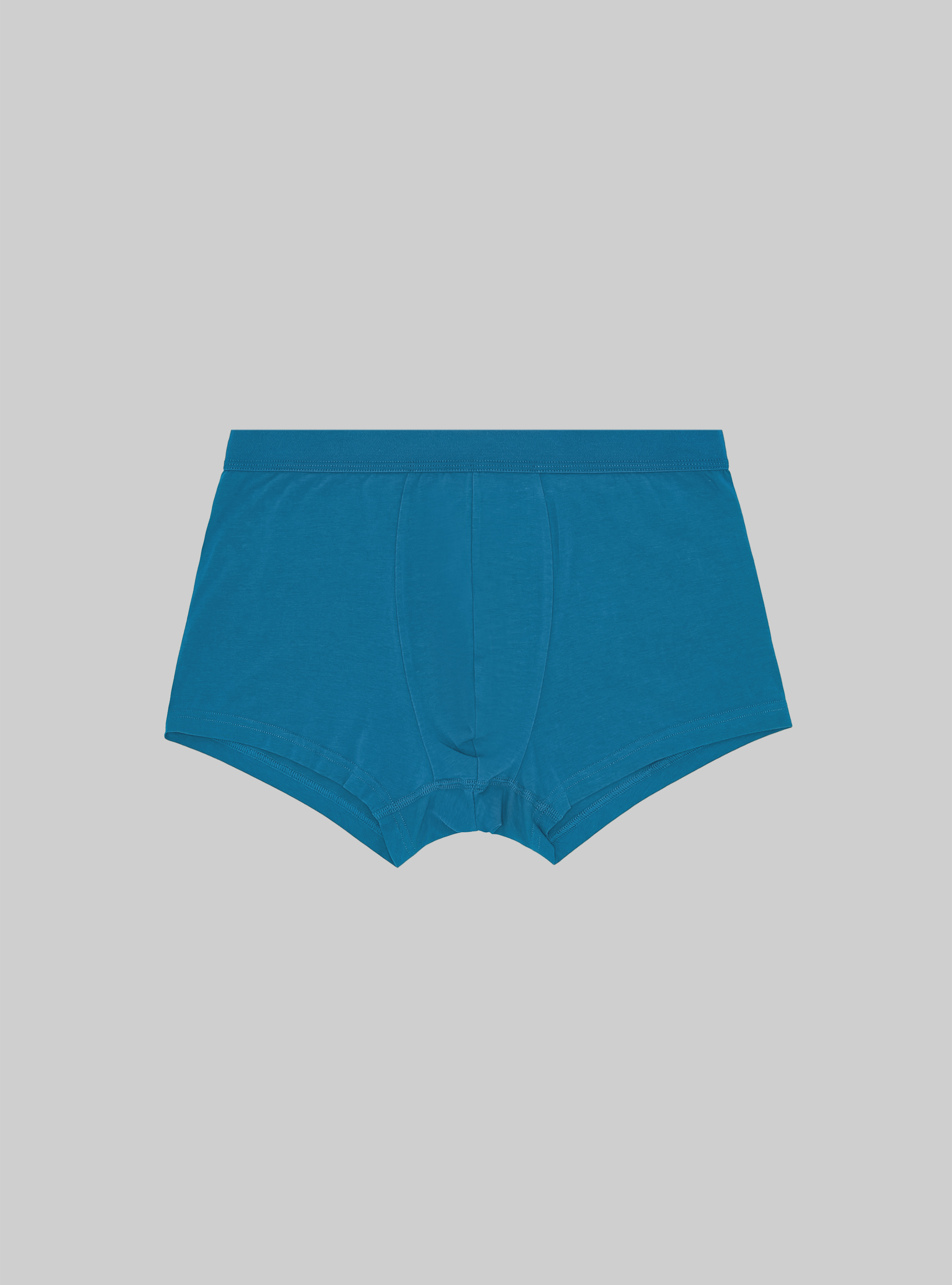 Set of 3 stretch cotton boxer shorts, OB2 BLUE OIL MED.