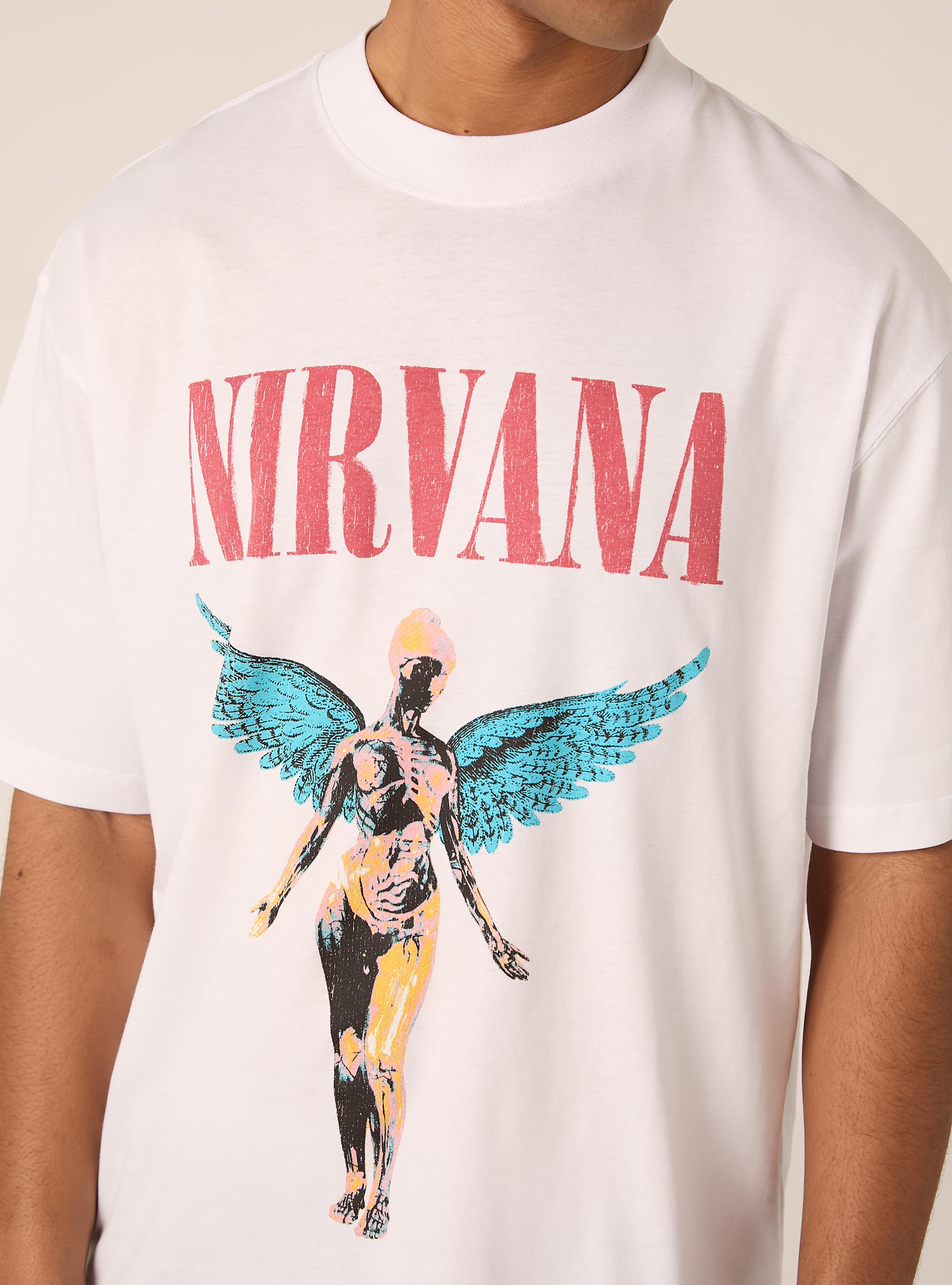 Nirvana boxy fit T-shirt / Alcott, WH3 WHITE