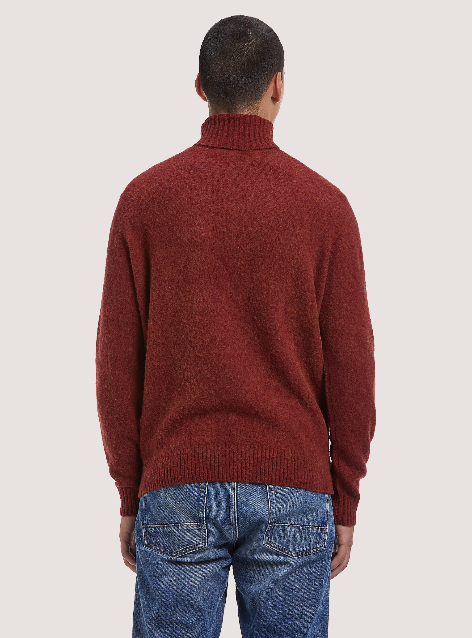 Pullover soft touch in misto lana elastiscizzato, RT2 RUSTY MEDIUM