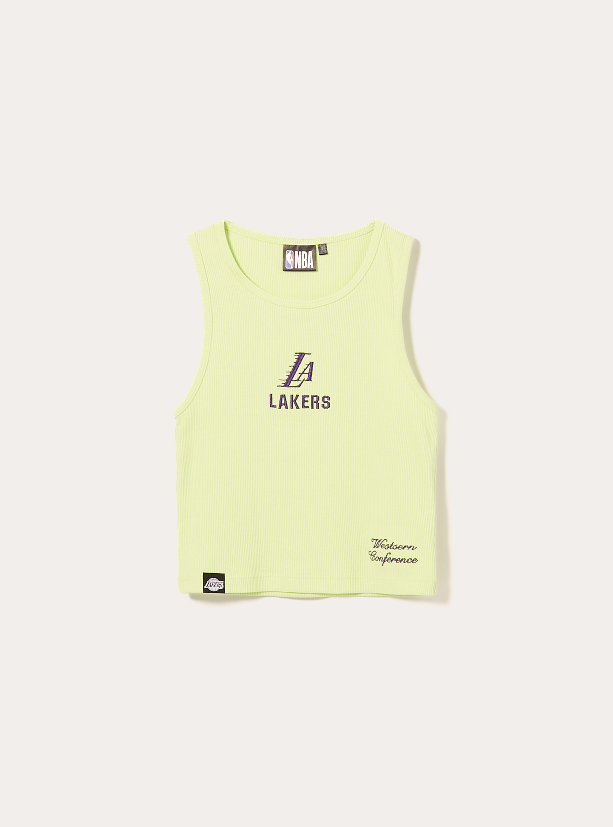 Top cropped a costine NBA / Alcott, LI2 LIME MEDIUM