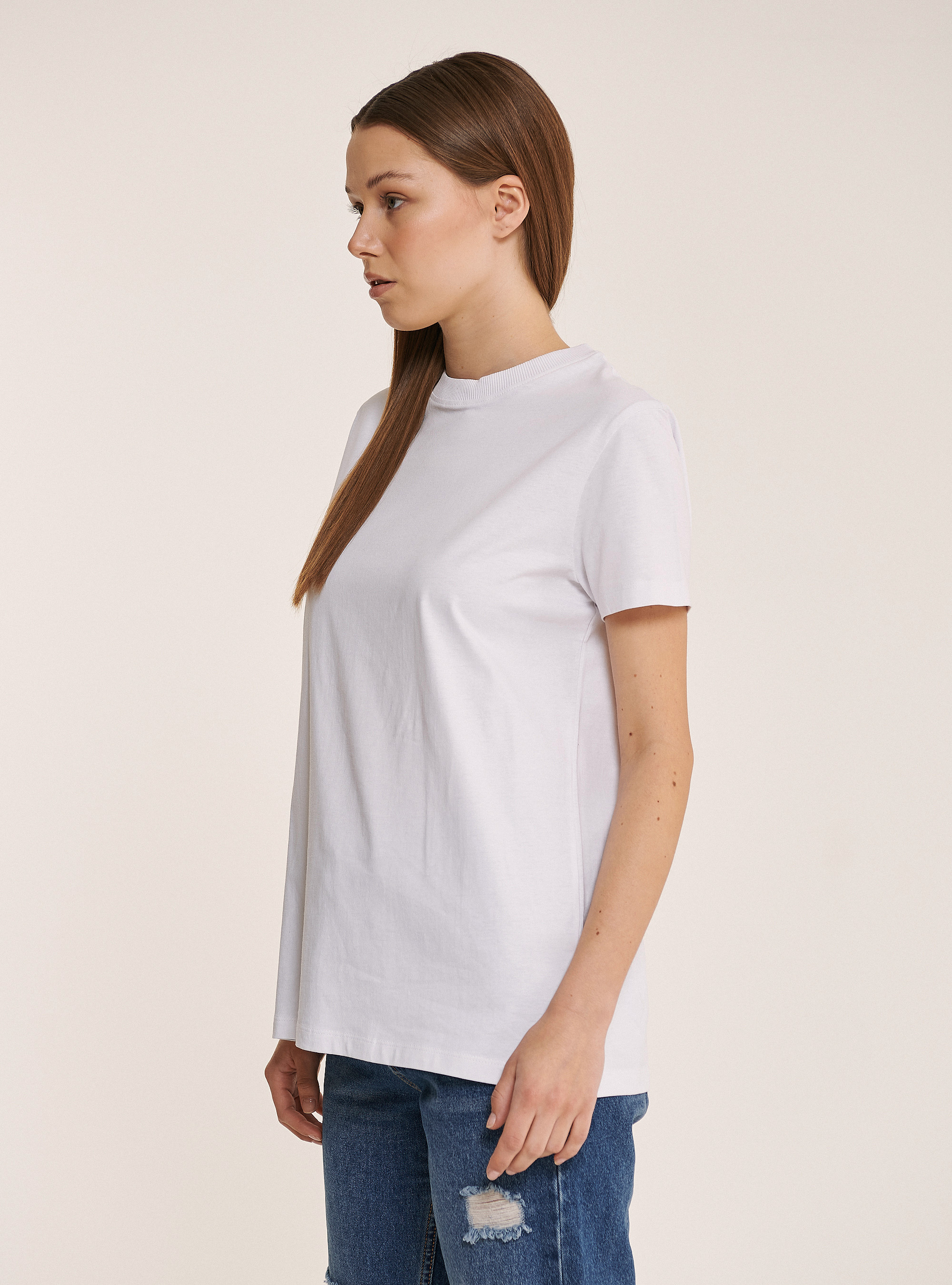 Cecil B317516 Maglietta Basic in Cotone, Lime allo zolfo, S Donna
