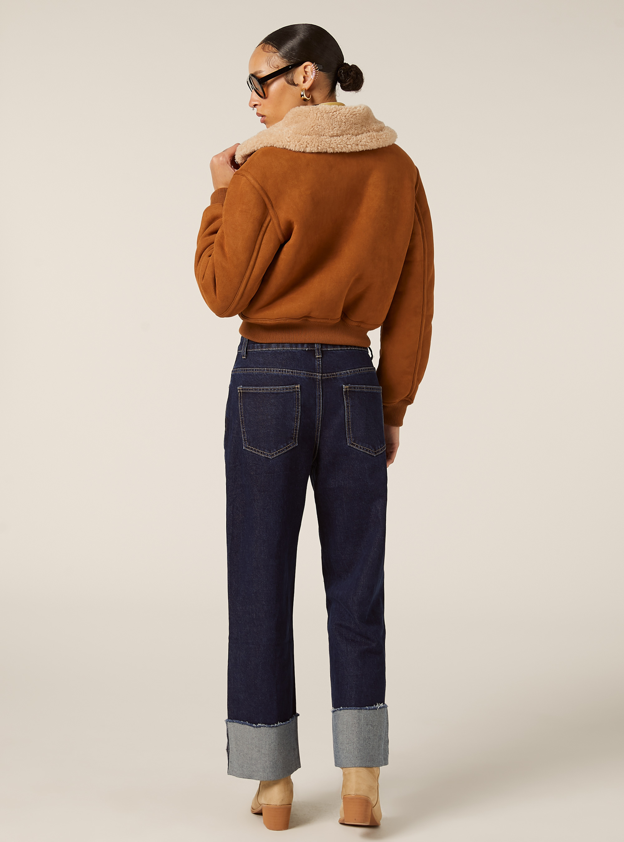 Veste effet daim, TB2 TOBACCO MEDIUM