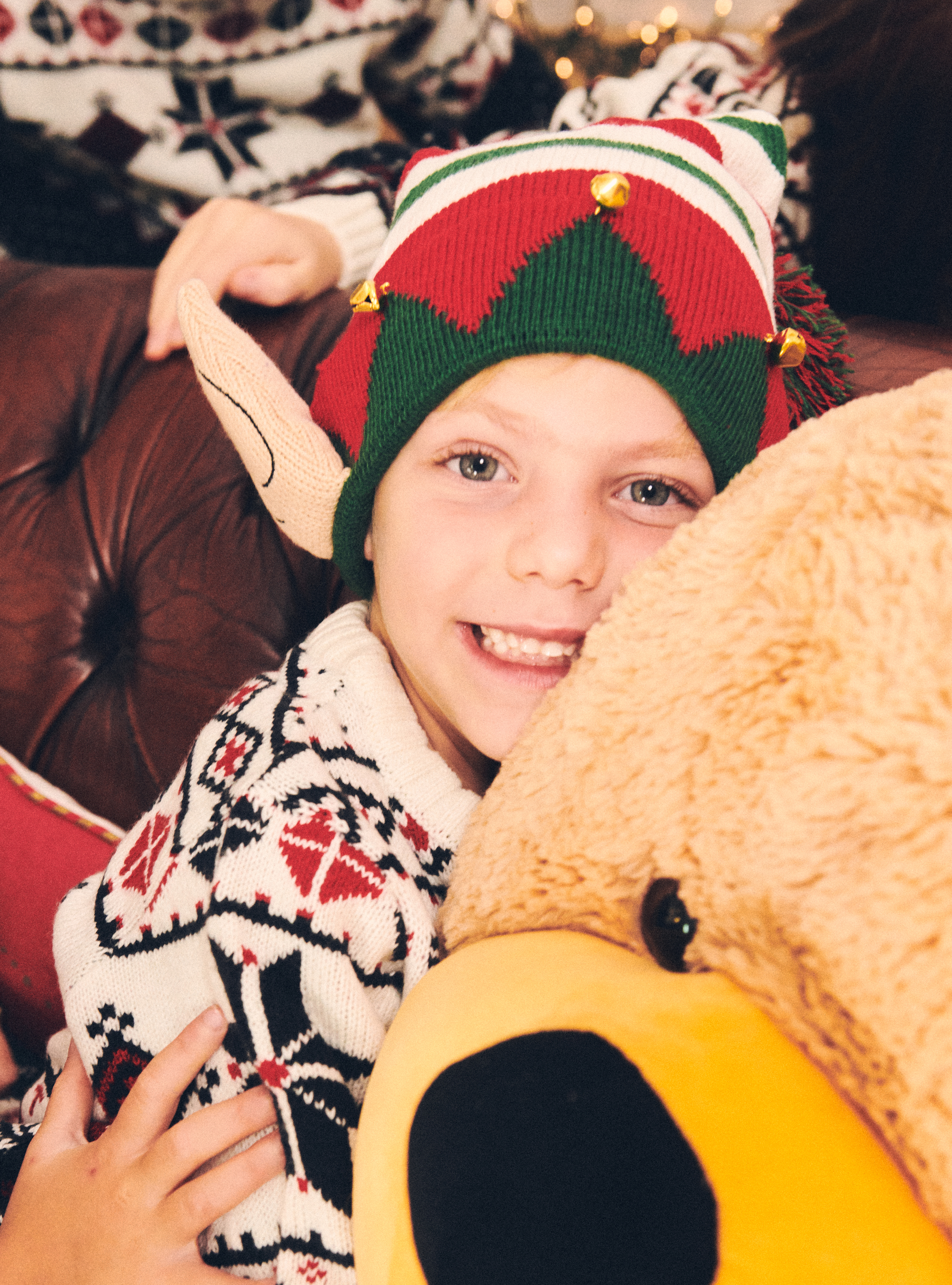 Collection familiale du chapeau d'elfe de Noel, RD2 RED MEDIUM