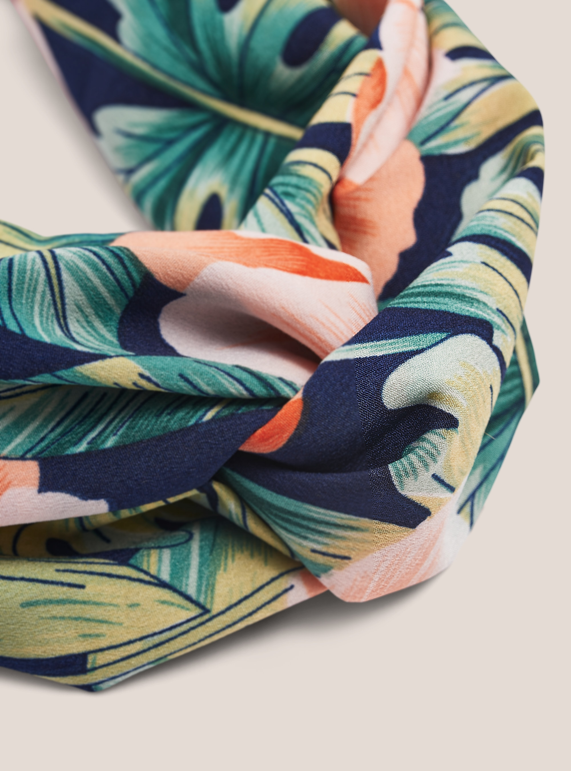 Fascia per capelli, FLOWER NAVY