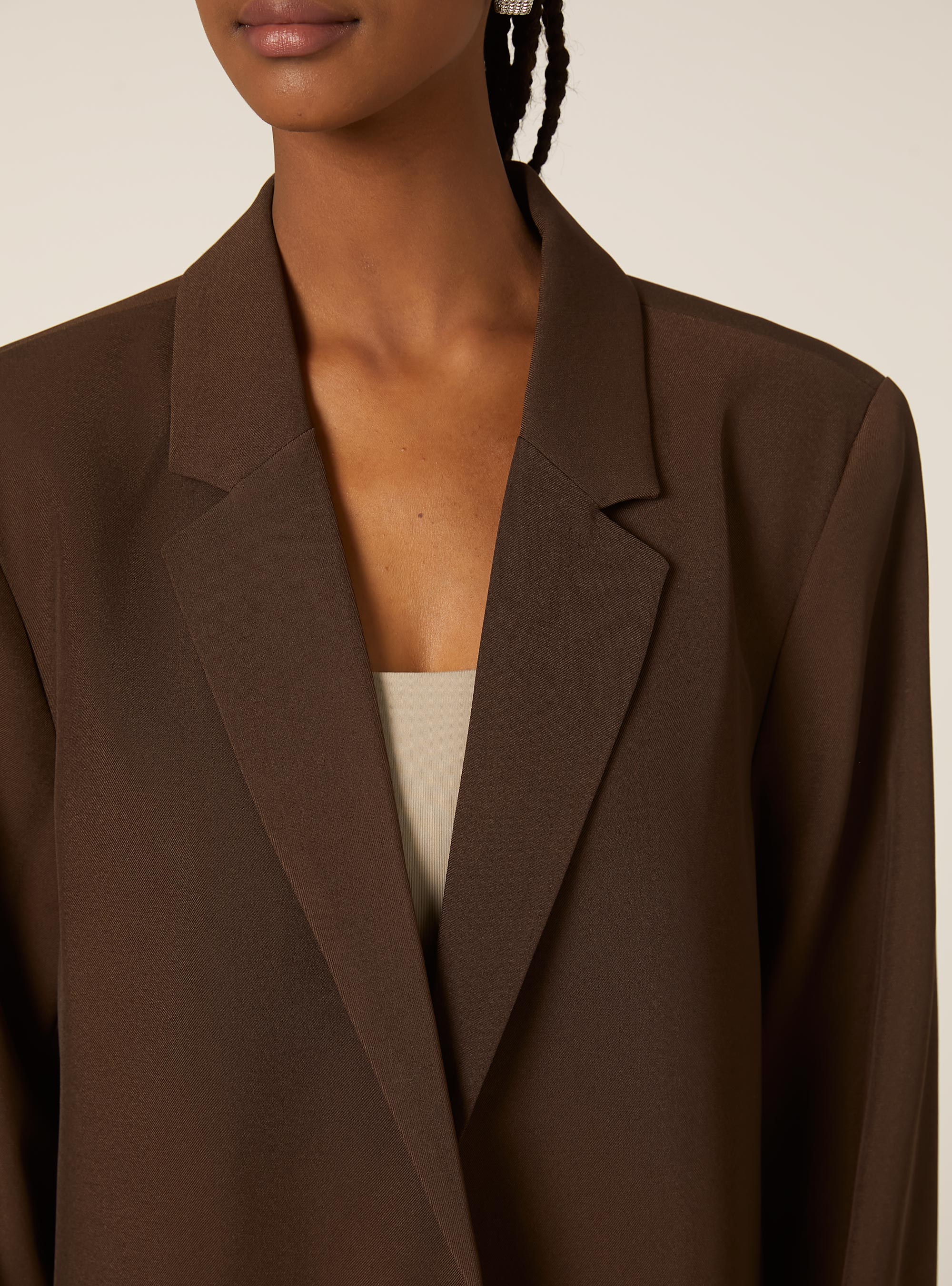 Blazer doppiopetto regular, BR2 BROWN MEDIUM