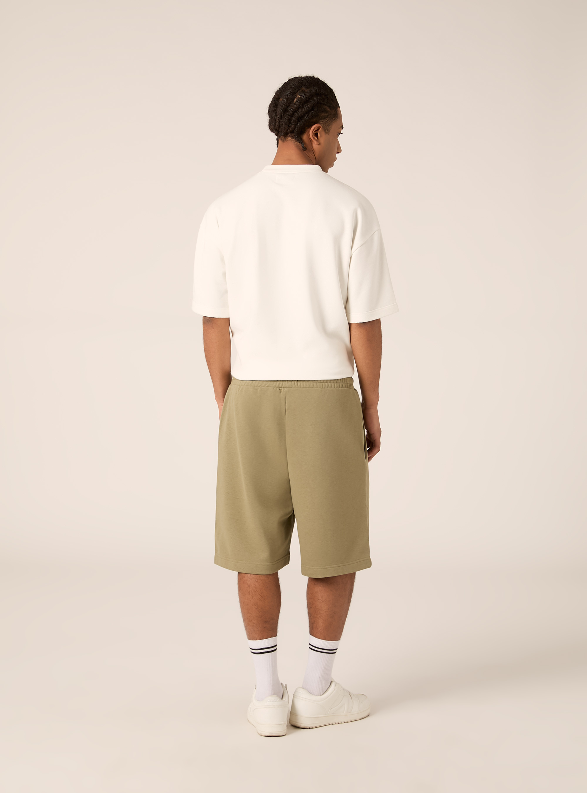 Bermuda  basico in felpa, KY2 KAKY MEDIUM