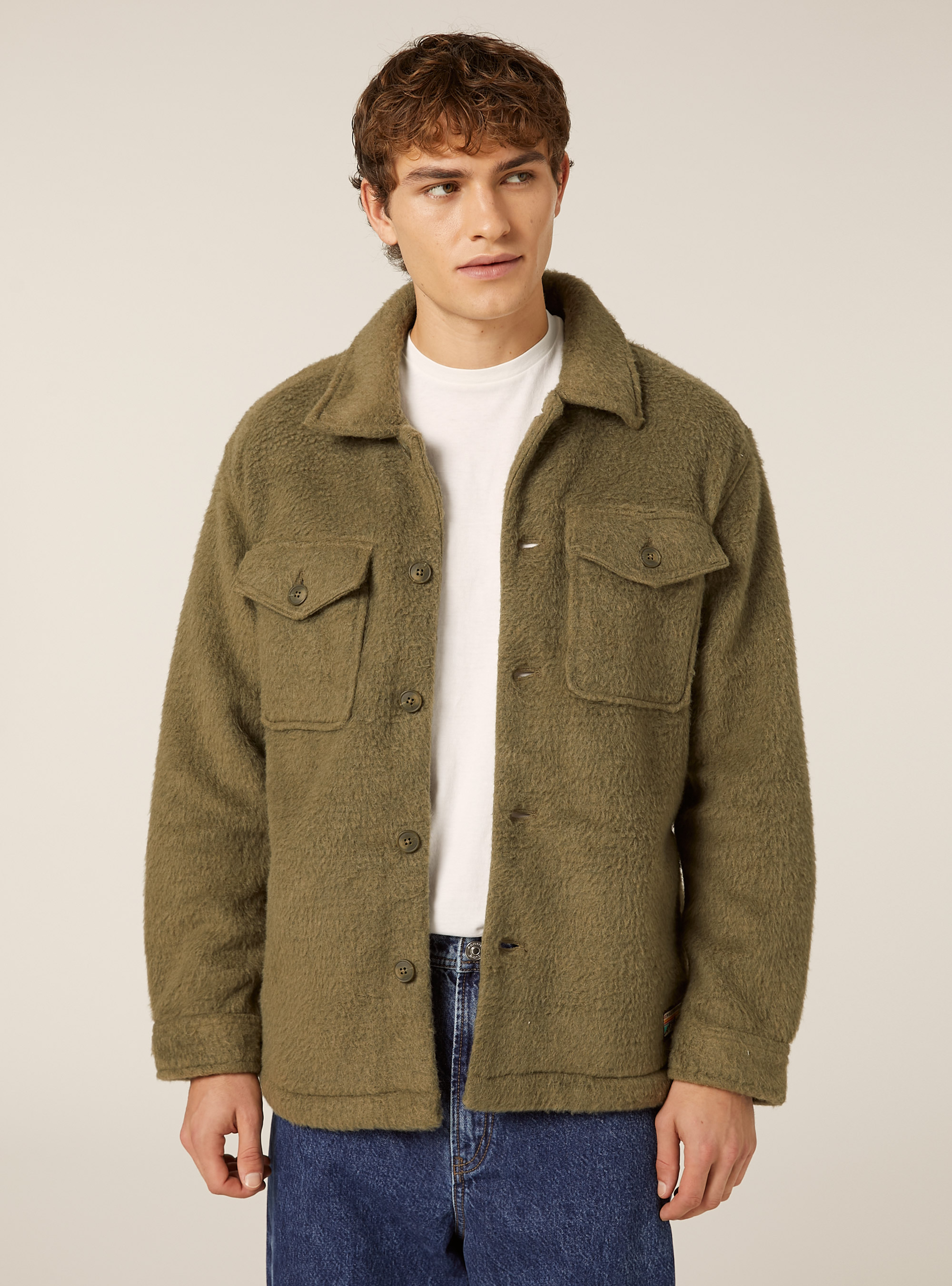 Sobrecamisa de tejido Teddy, KY3 KAKY LIGHT