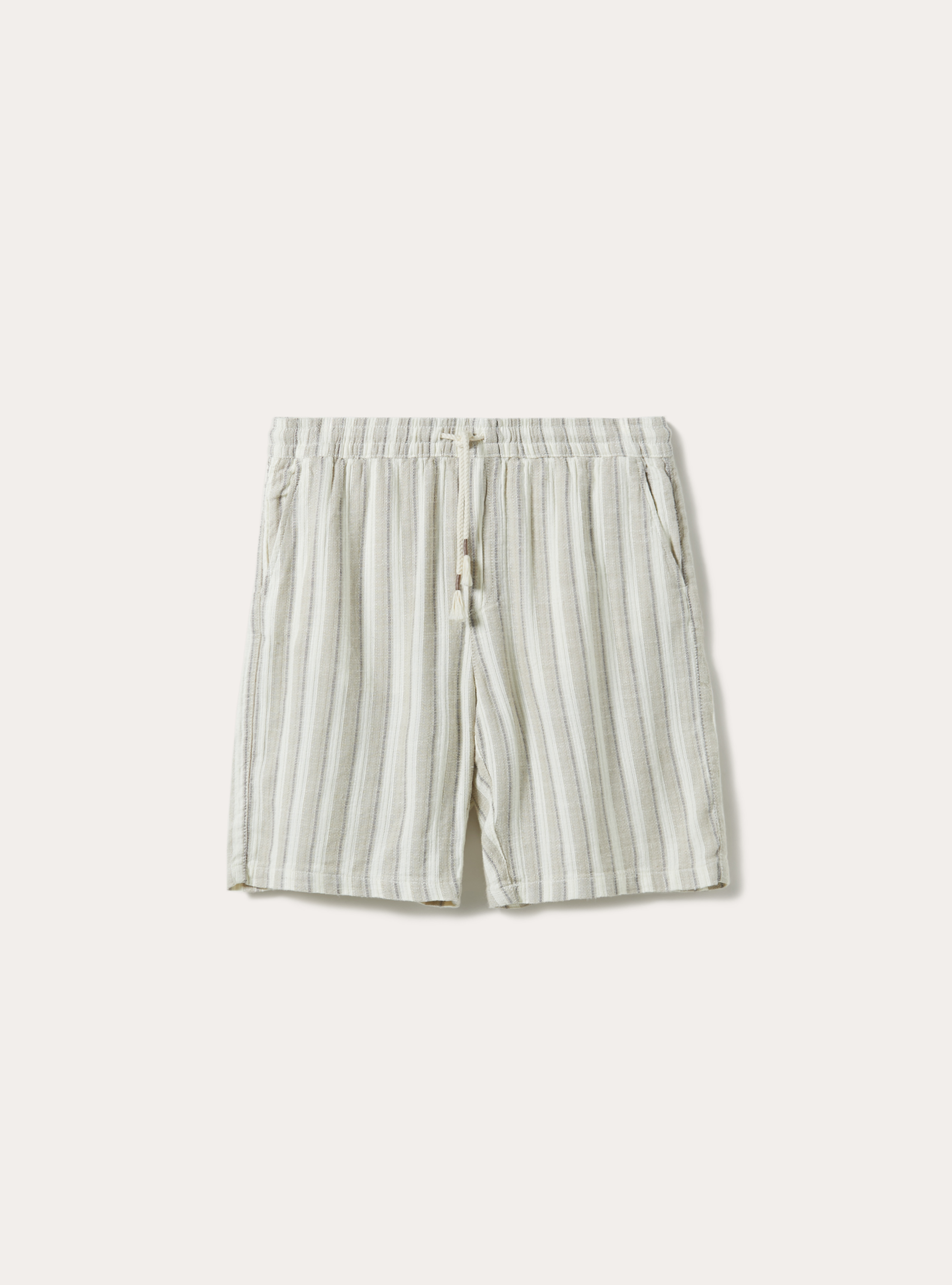 ショートパンツ STRIPED LINEN BERMUDA SHORTS LIMITED EDITION STRIPED LINEN BERMUDA SHORTS - Orange