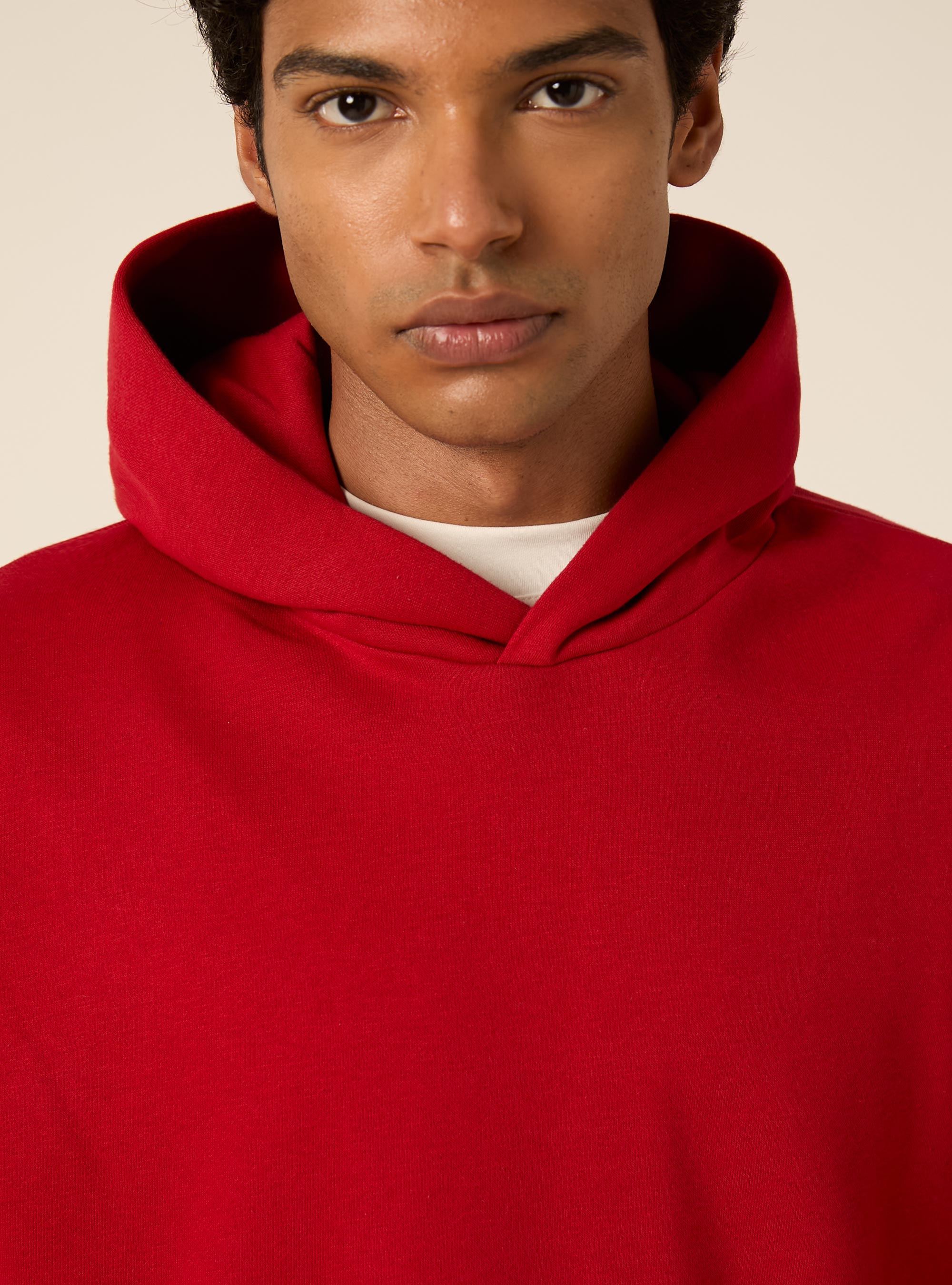 Felpa con cappuccio boxy fit, RD2 RED MEDIUM
