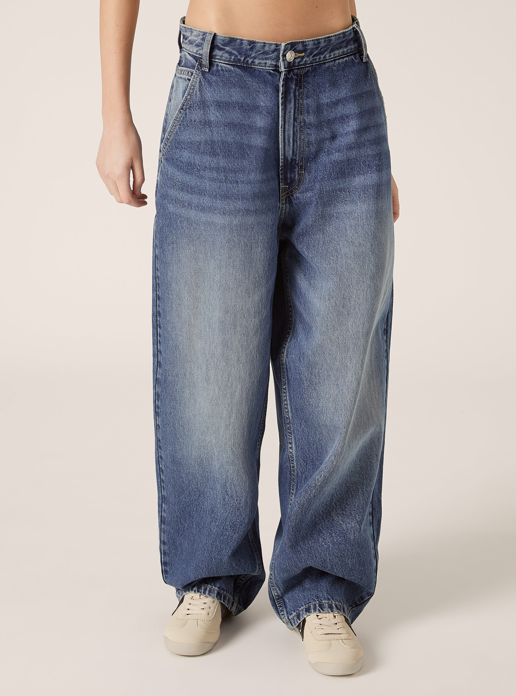 Skater Fit Jeans, D003 MEDIUM BLUE