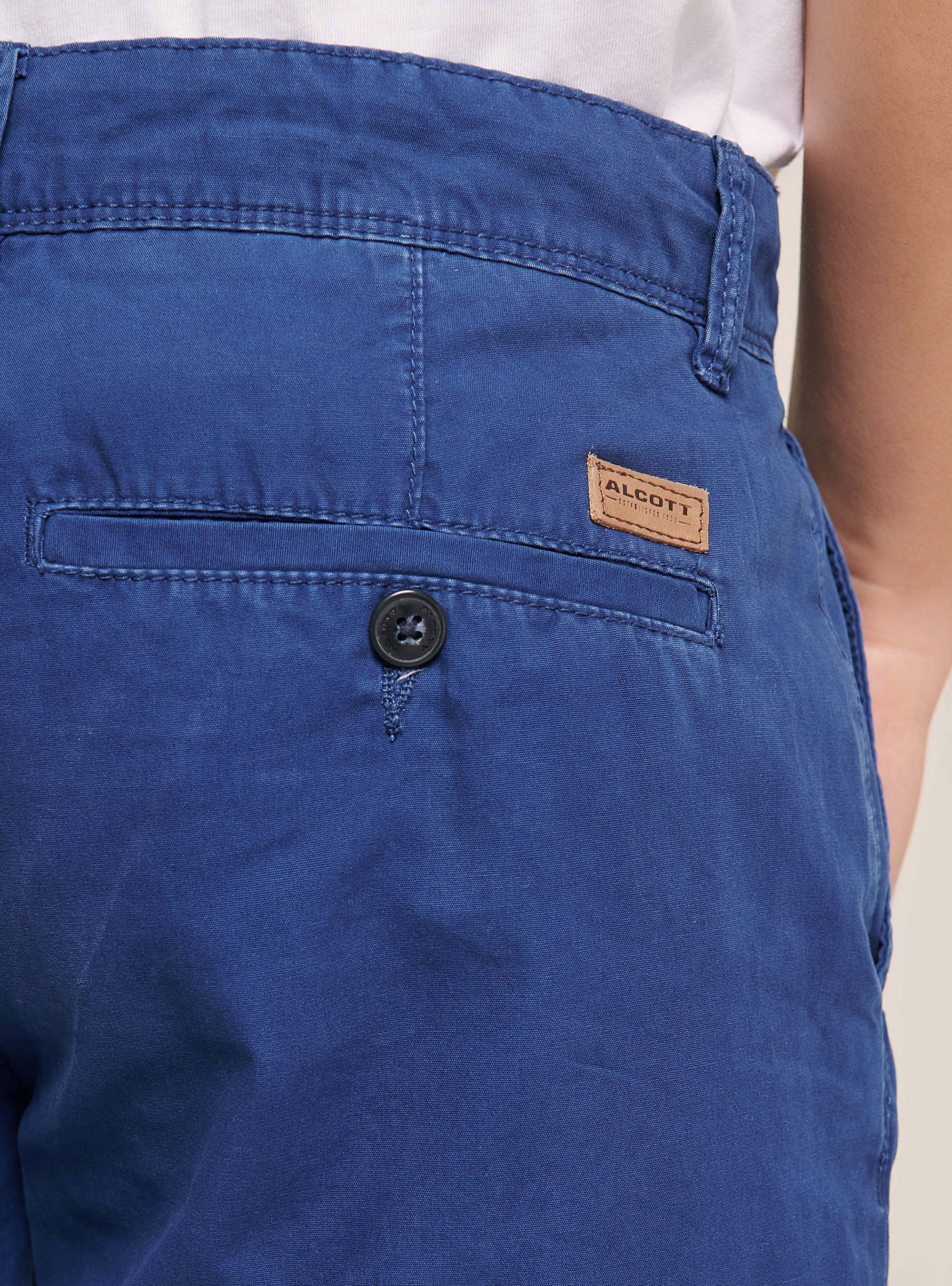 Bermudashorts aus Segeltuchstoff, C2243 BLUE