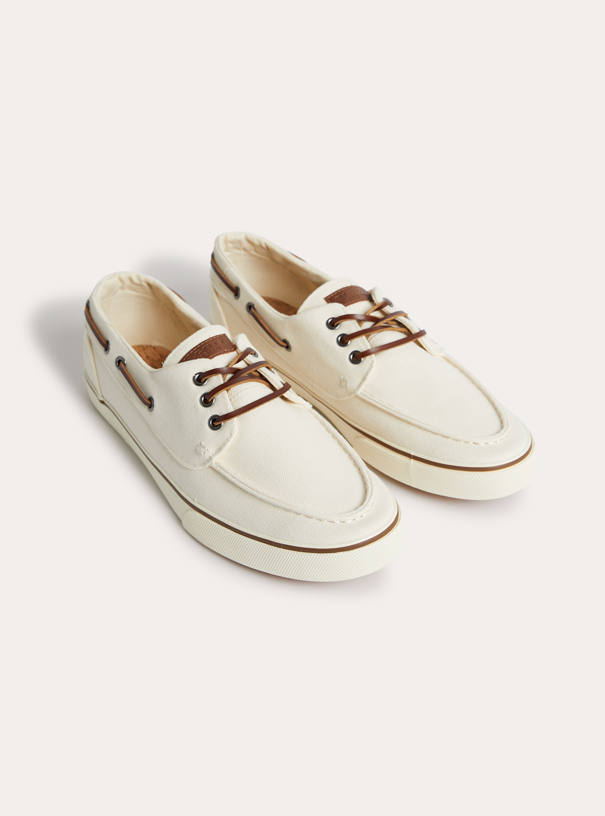 Scarpa stile mocassino in canvas, BG3 BEIGE LIGHT