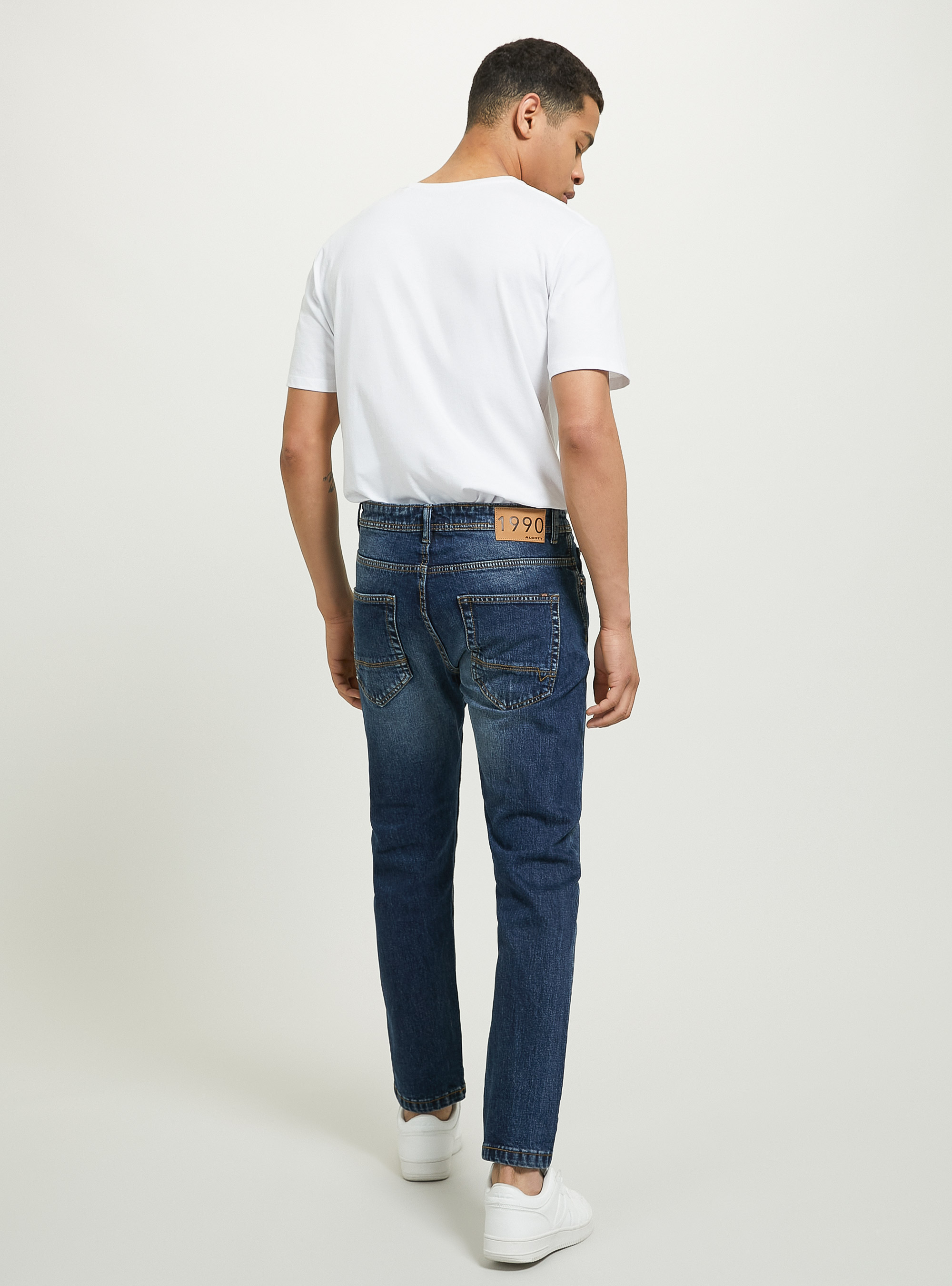 Vaqueros slim fit, D001 DEEP BLUE