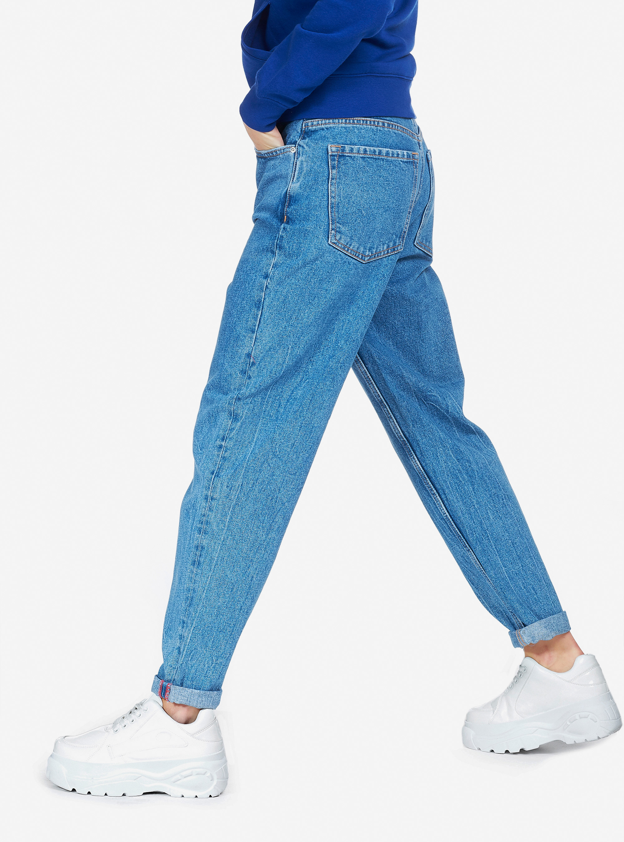 Jeans mom fit enjoy life, BLU