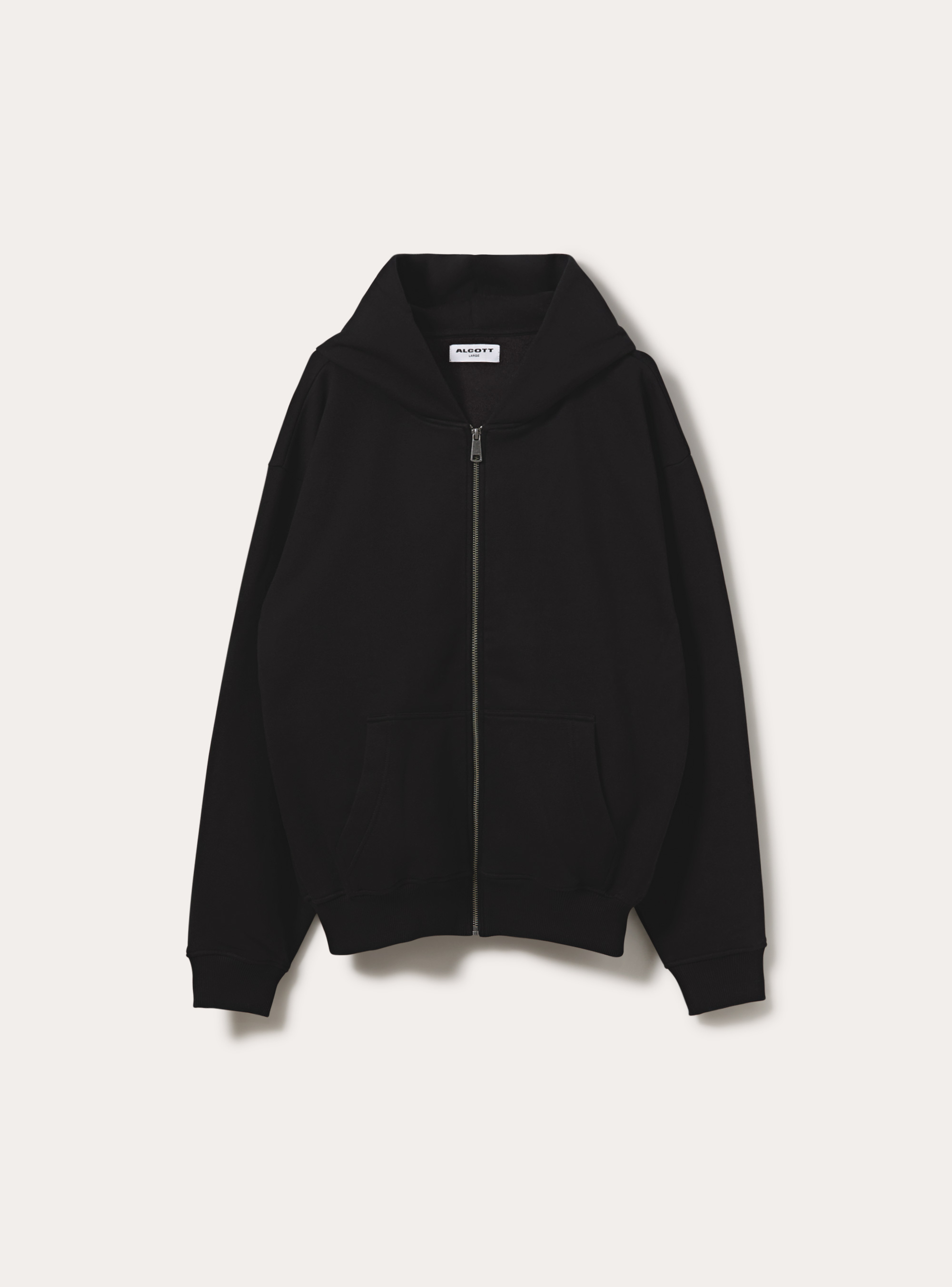 Cardigan basico boxy fit, BK1 BLACK